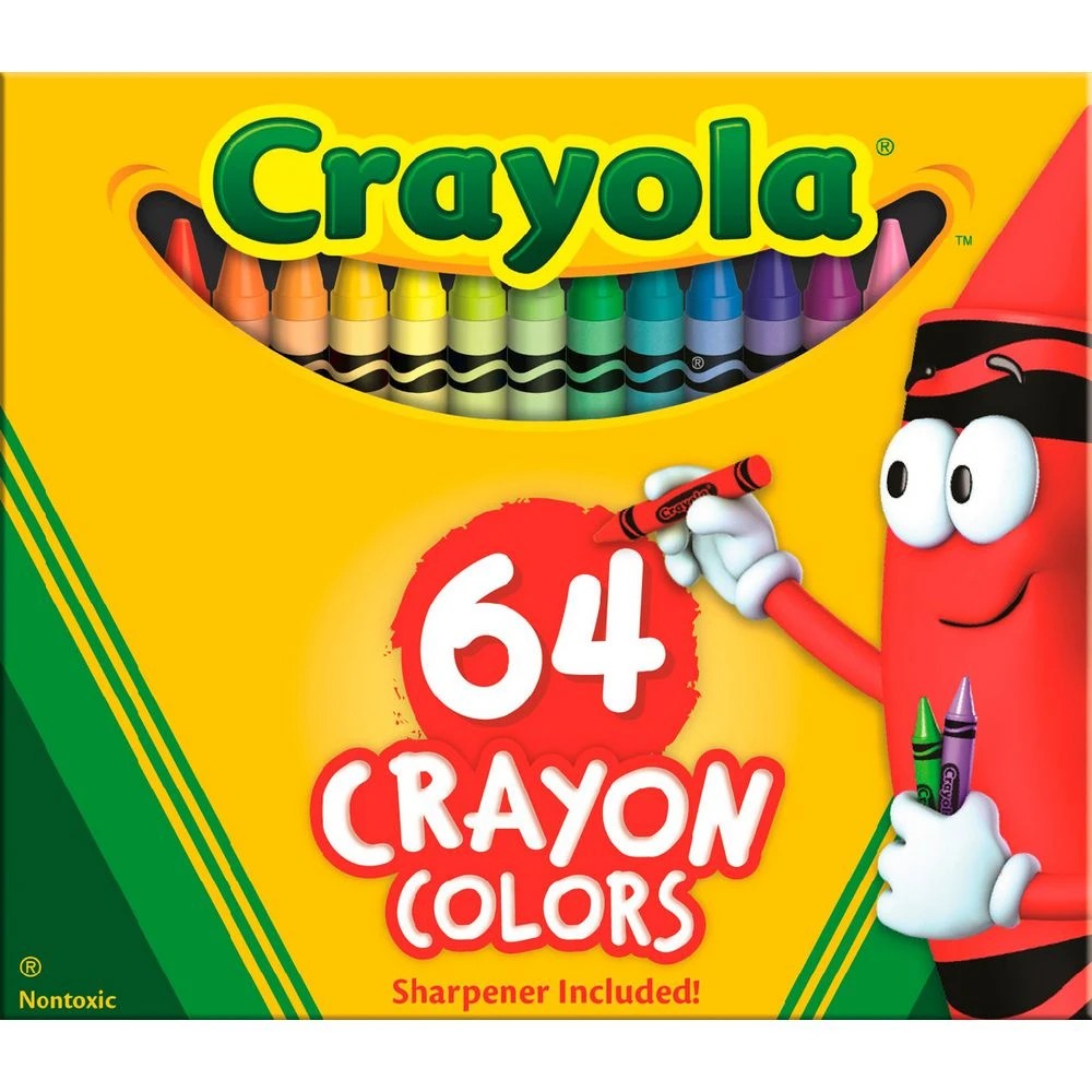 1 Crayola Crayons Box of 64, 1 of 1