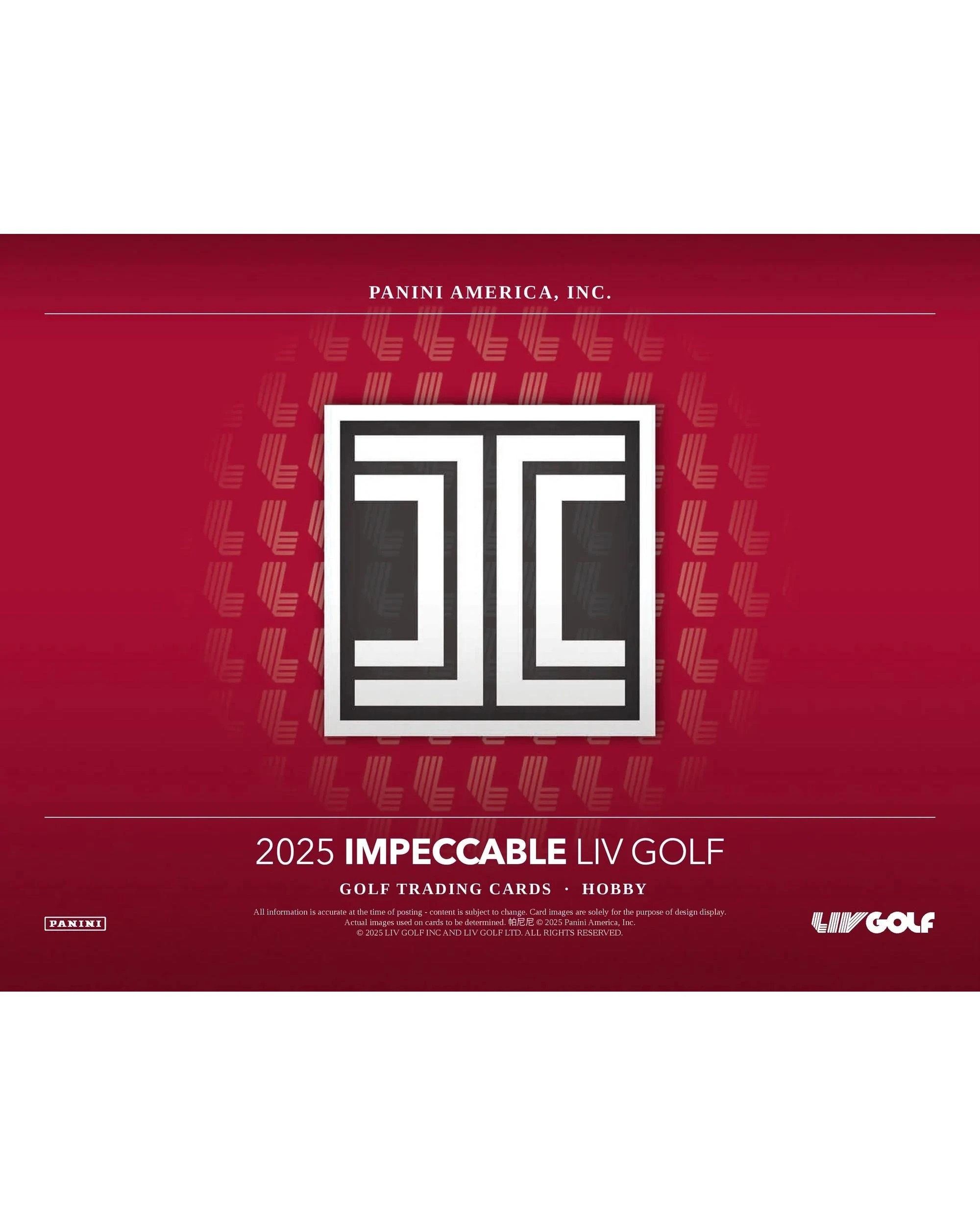 4 Panini 2025 Impeccable Liv Golf Hobby Box, 4 of 10
