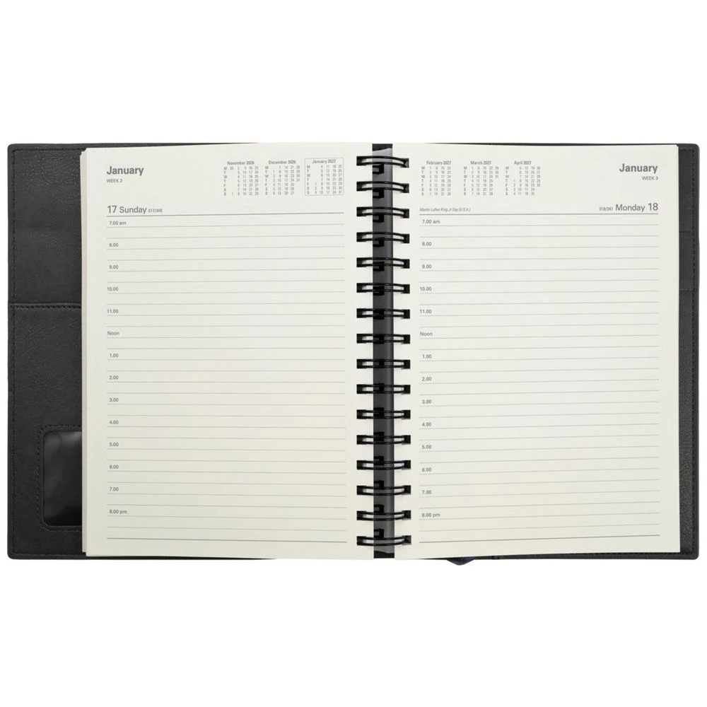 4 Collins A5 Day to Page Vanessa FY26/27 Diary Black, 4 of 4