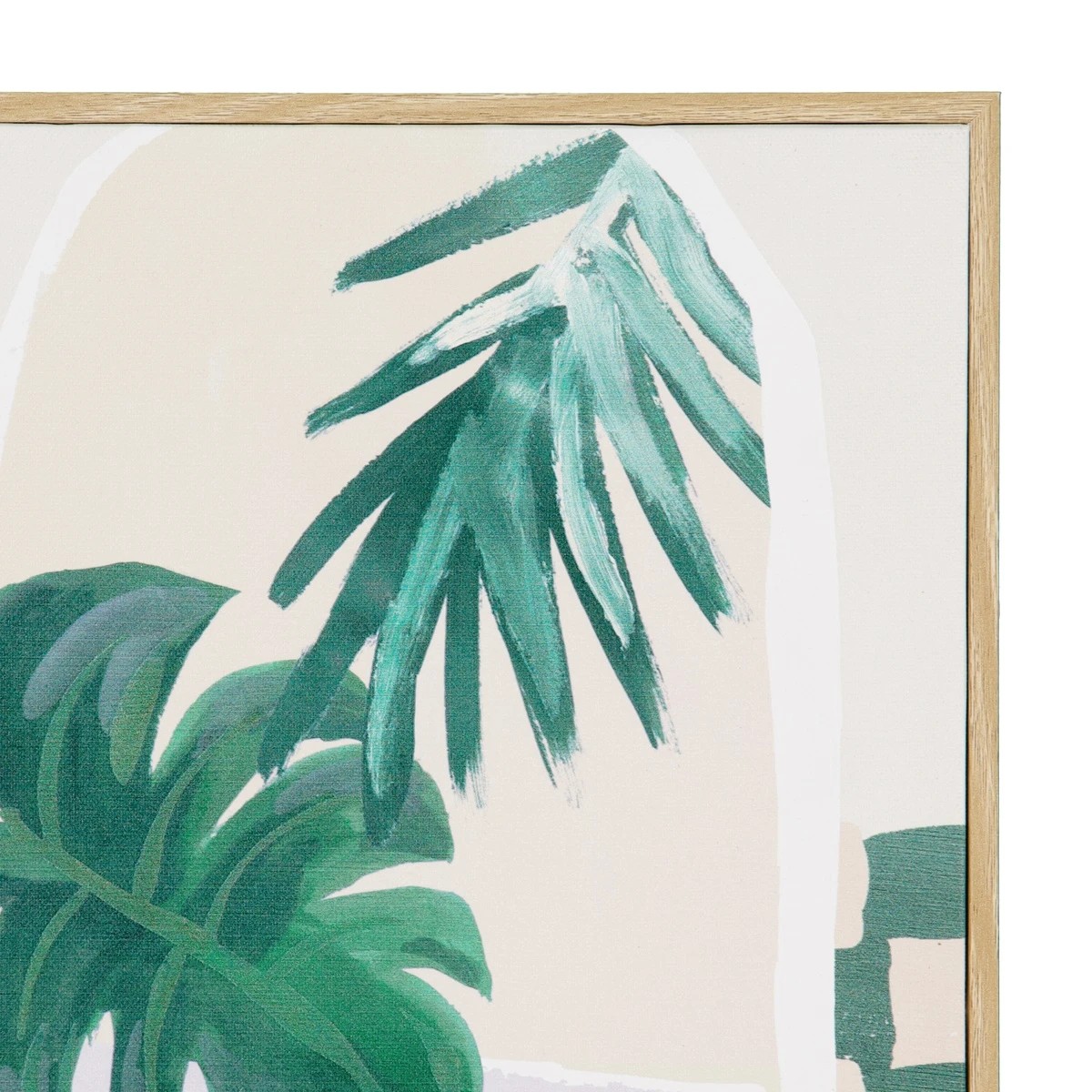 2 Tropical Palm Framed Canvas, 2 of 8
