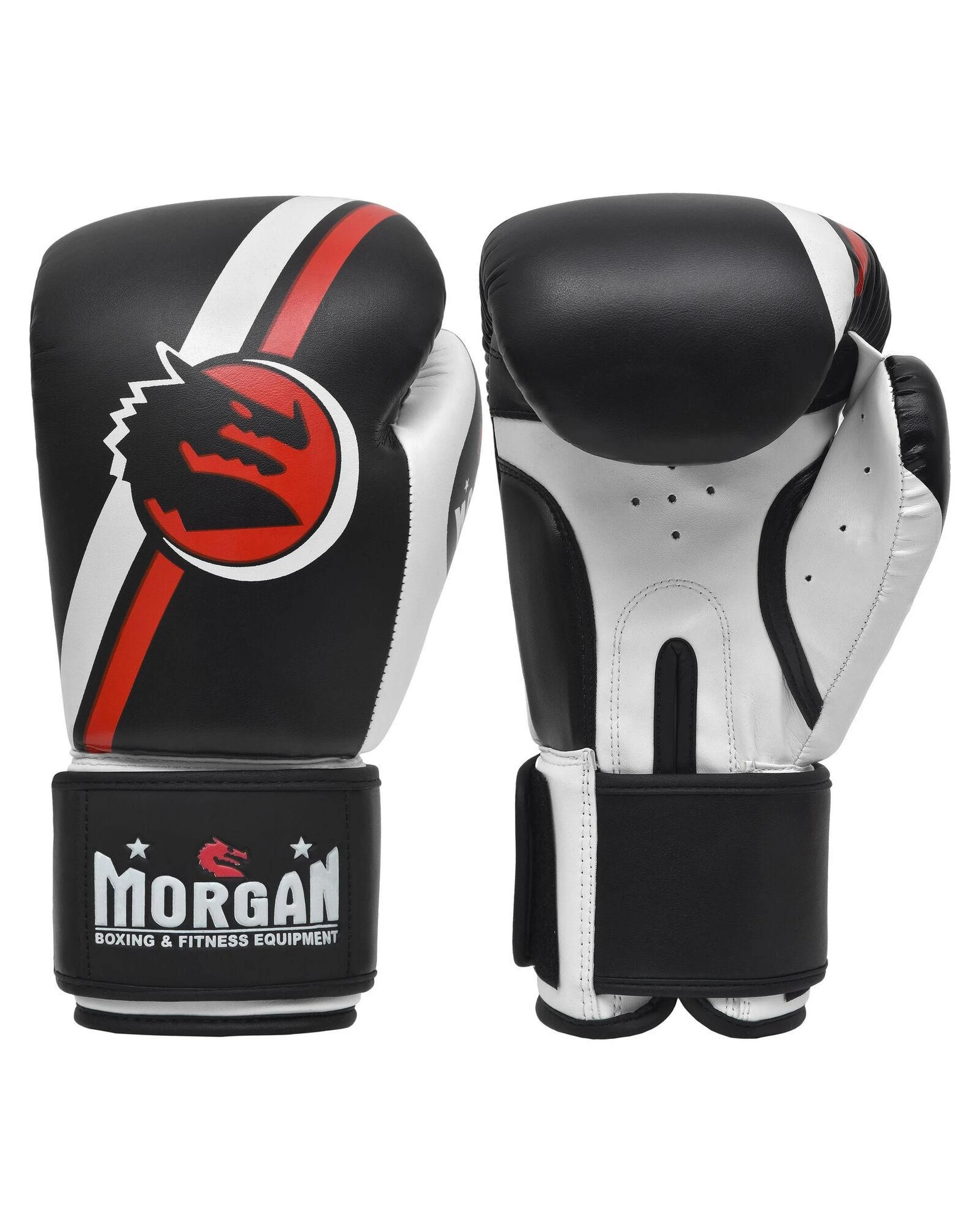 1 Morgan Sports Classic Boxing Gloves 12oz - Black, 1 of 5