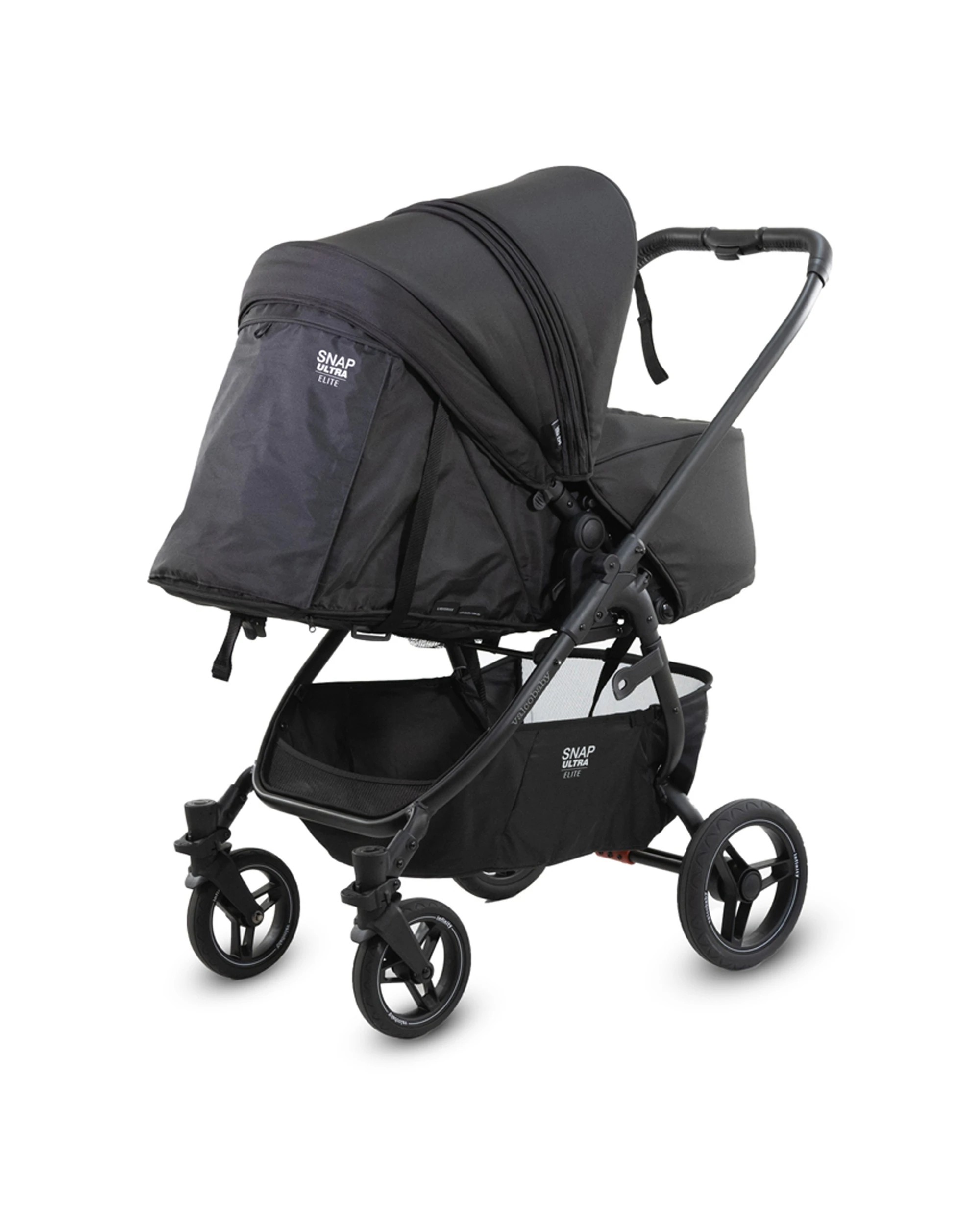 5 ValcoBaby Snap Ultra Elite Pram Stroller Reversible Seat Leatherette Finish - Burgundy, 5 of 9