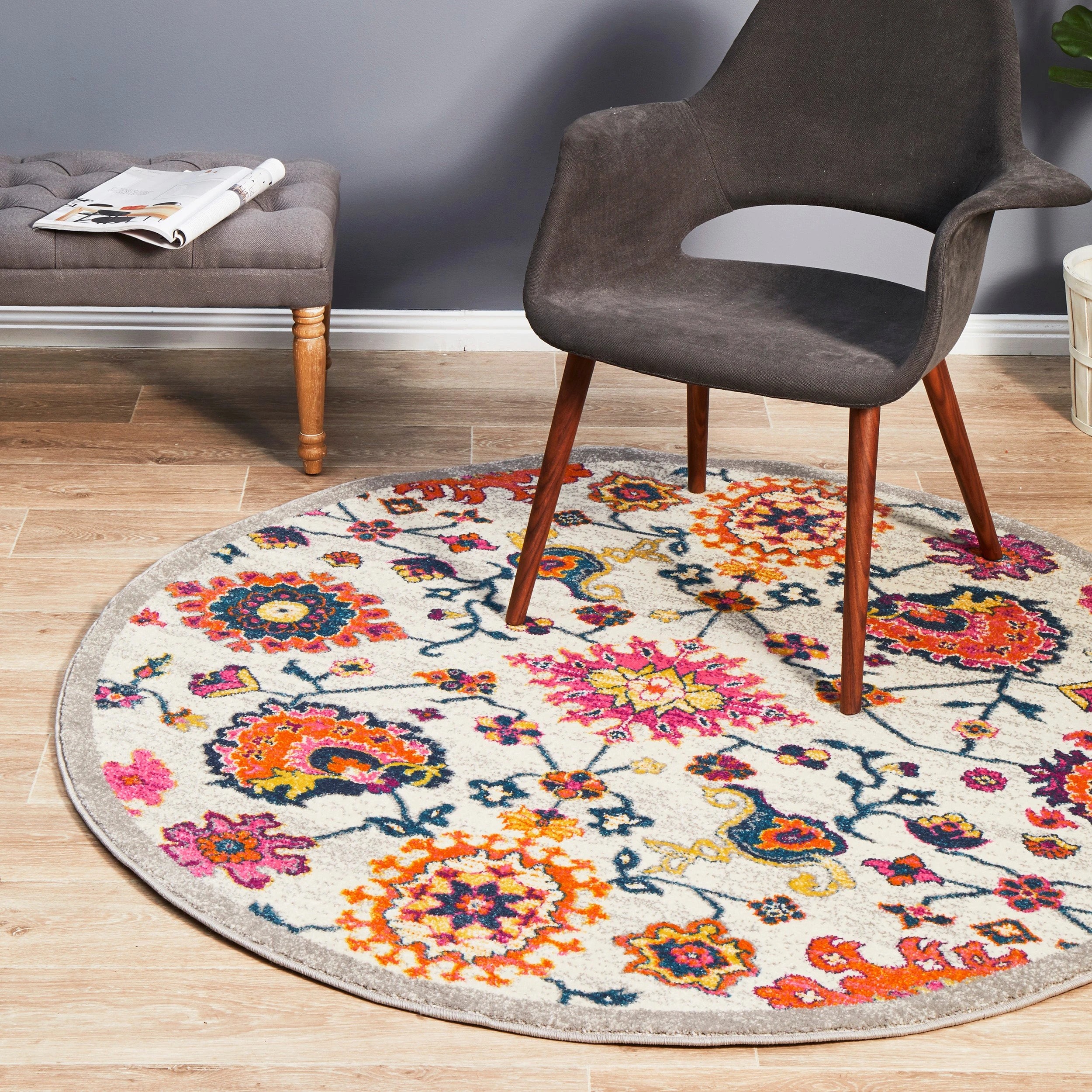 2 Common Ground Rugs Atlas 208 240x240cm - White, 2 of 7