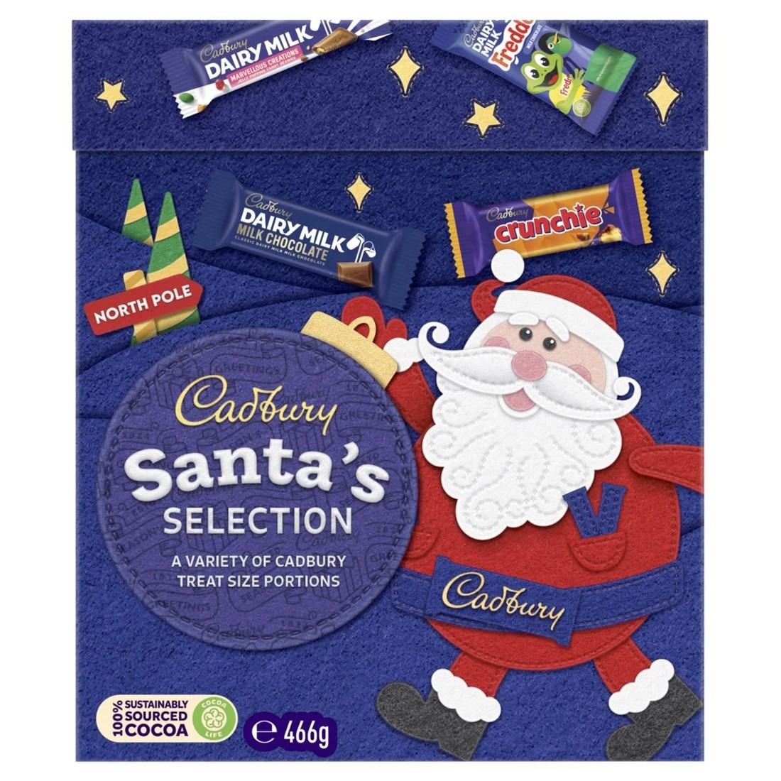 1 Cadbury Santa's Selection 466g, 1 of 4