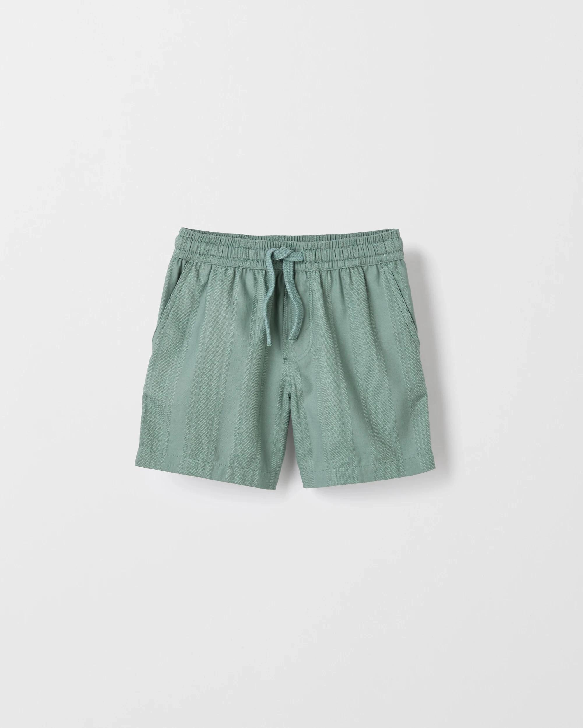 4 Target Australian Cotton Textured Stripe Shorts GREEN, 4 of 5
