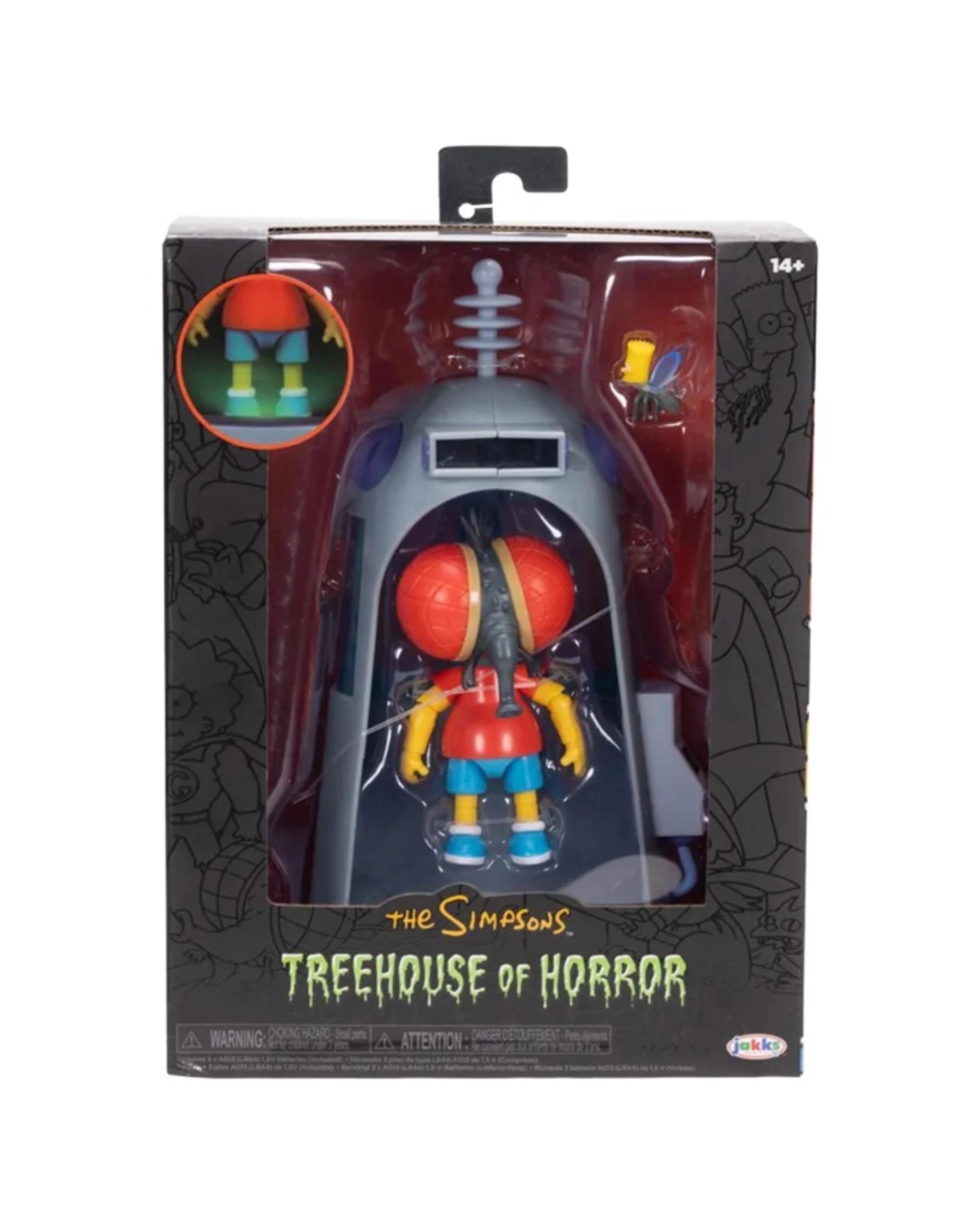 1 The Simpsons Treehouse of Horror Fly Bart 5 Inch Premium Figure, 1 of 5