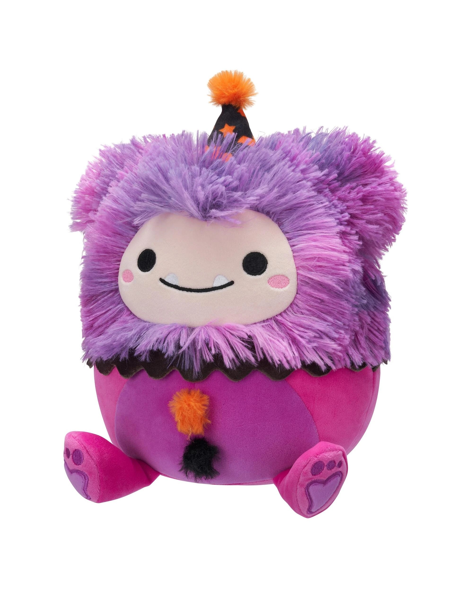 4 Squishmallows Halloween Woxie the Bigfoot in Clown Costume 5 inch Plush - Multi, 4 of 4