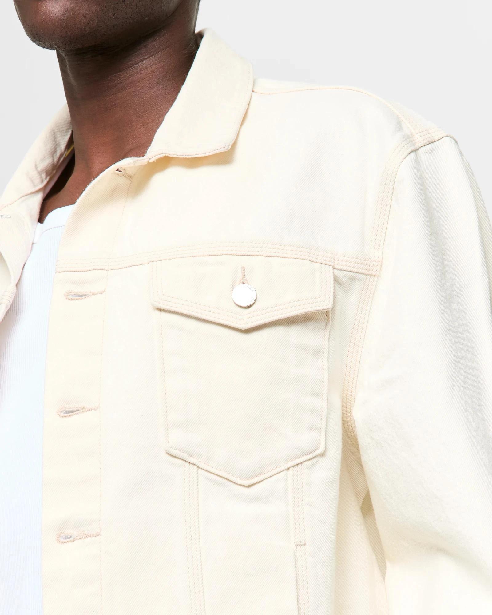 5 Long Sleeve Denim Jacket - Commons ECRU, 5 of 5