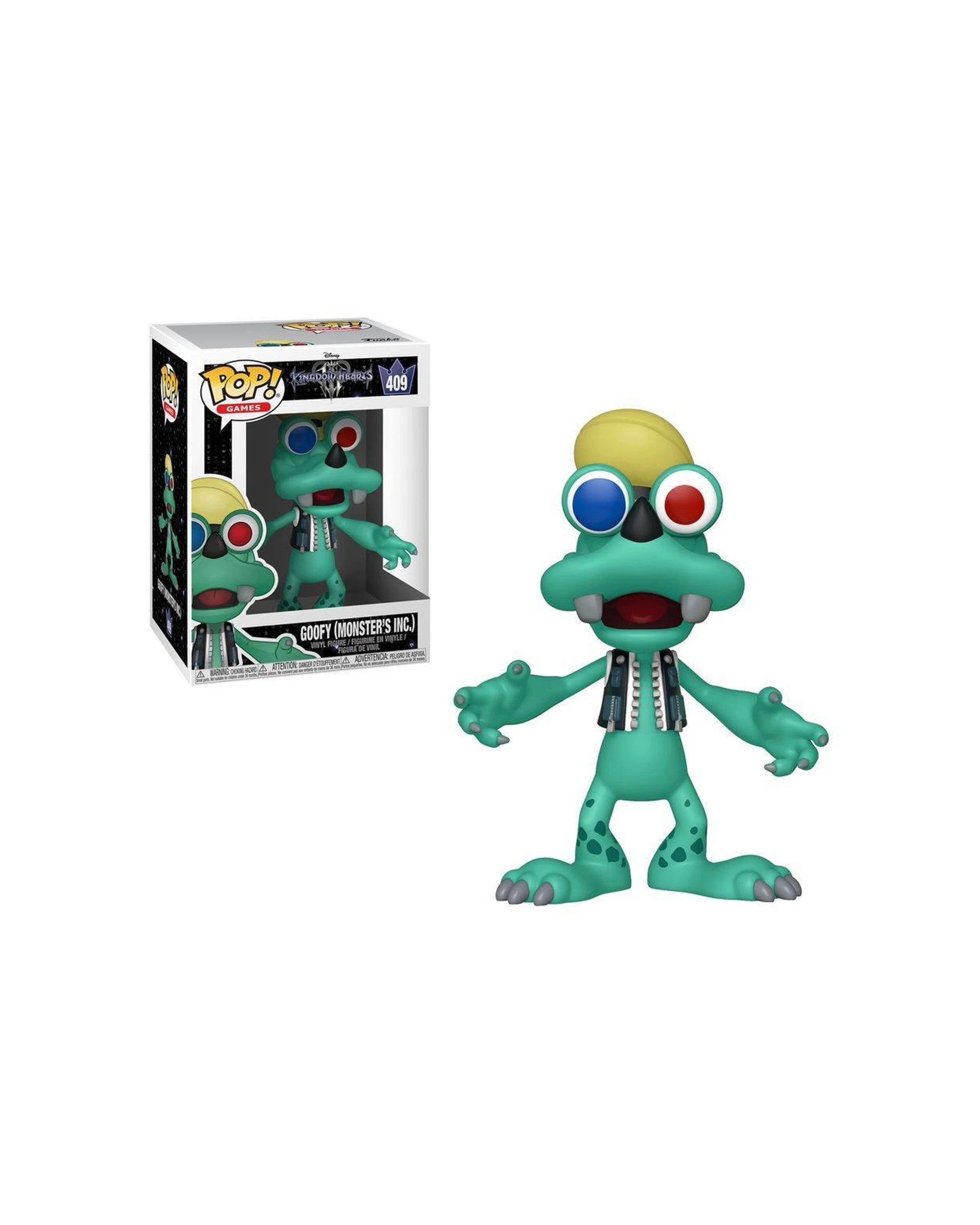 3 Pop Vinyl Figurine Kingdom Hearts Goofy Monsters Inc - 10cm Action Figure. - Multi, 3 of 3