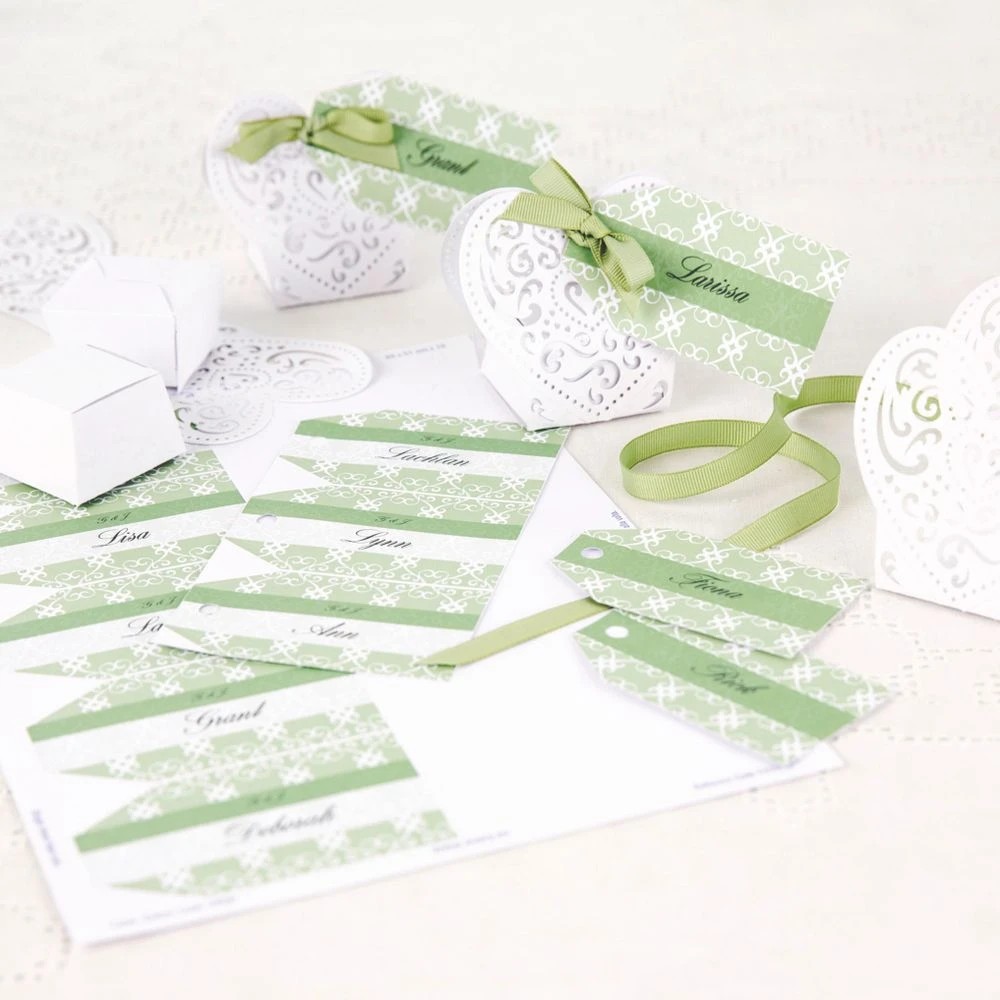 6 Avery 10UP Inkjet Laser Gift Tags 89 x 51mm 5 Sheets, 6 of 7