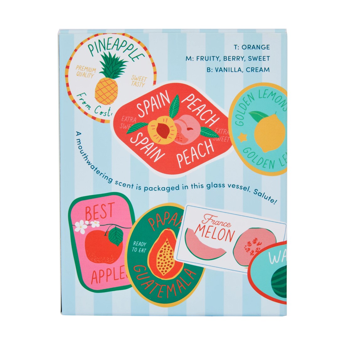 5 Tropical Punch Fragrant Glass Boxed Candle, 5 of 6