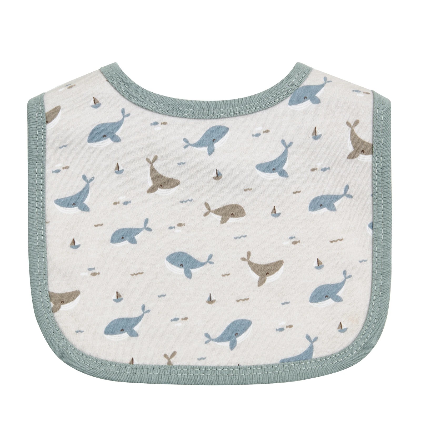 5 Big Softies 3 Pack Applique And Printed Bibs, Whale, 5 of 6