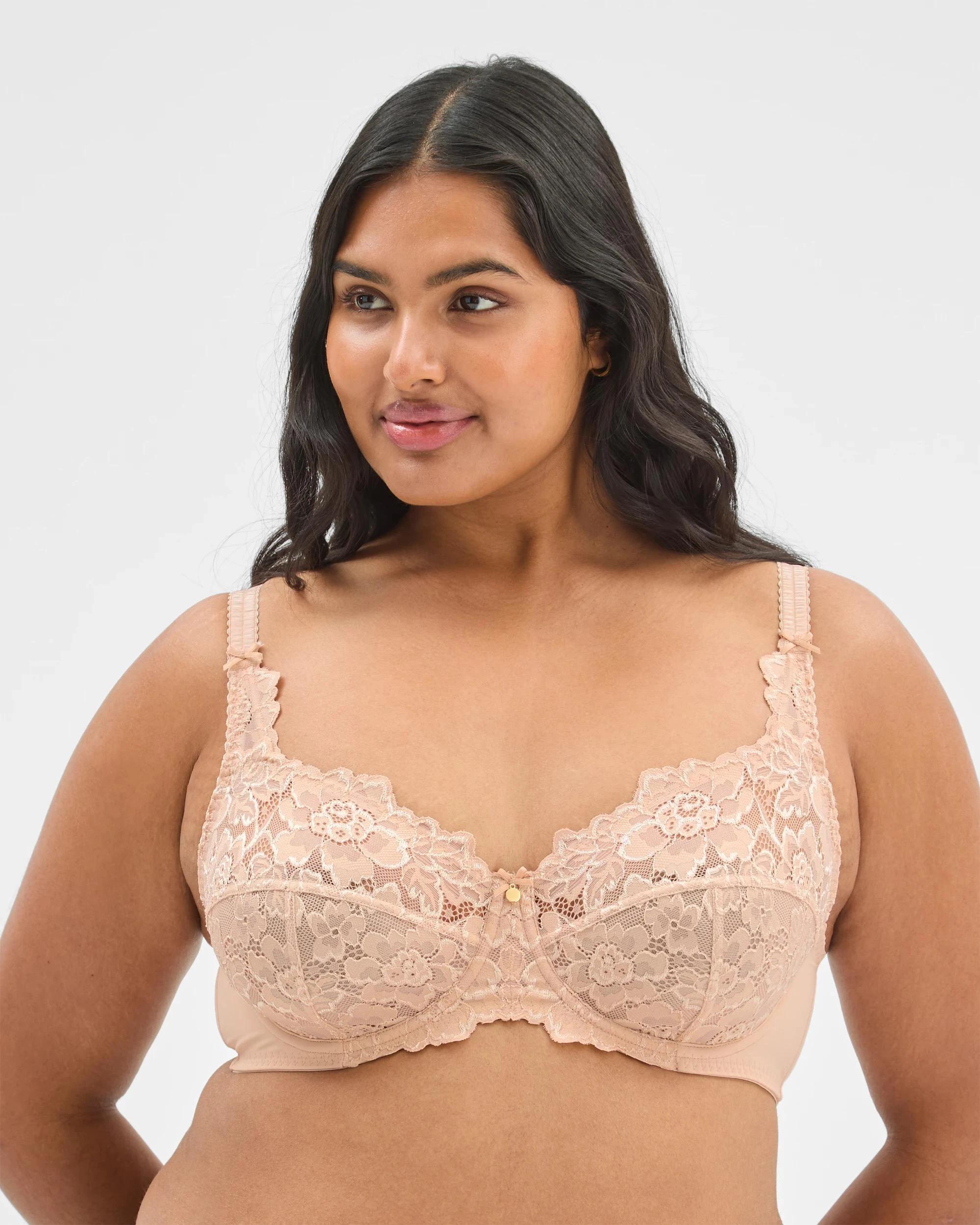 3 Target Woman Plus Size Soft Cup Underwire T-Shirt Bra TAUPE, 3 of 4