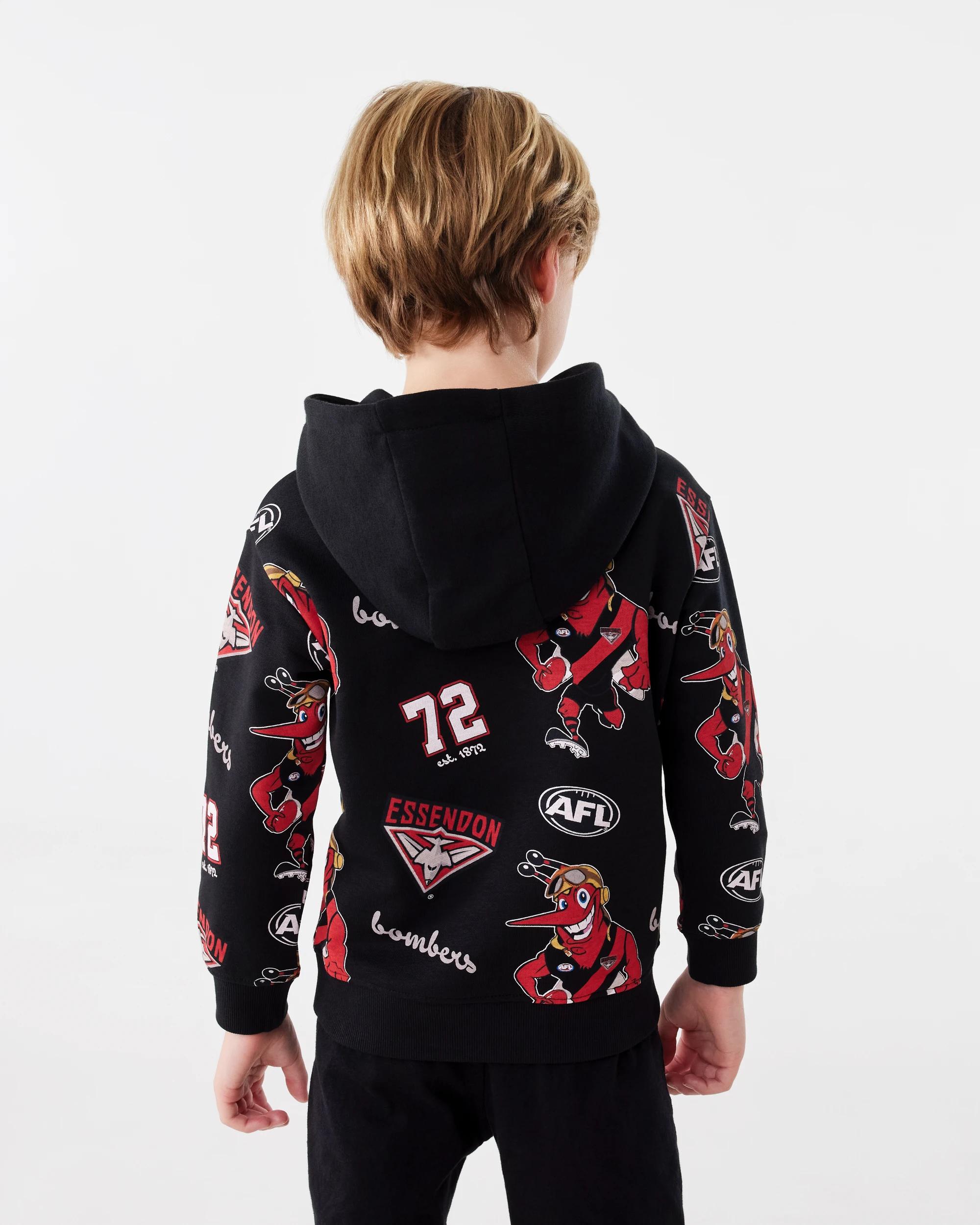 3 Official AFL Kids Hoodie Essendon, 3 of 10