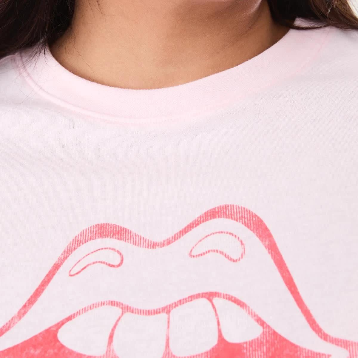 6 Curve Rolling Stones License Short Sleeve T-shirt ROLLING STONES PINK, 6 of 6