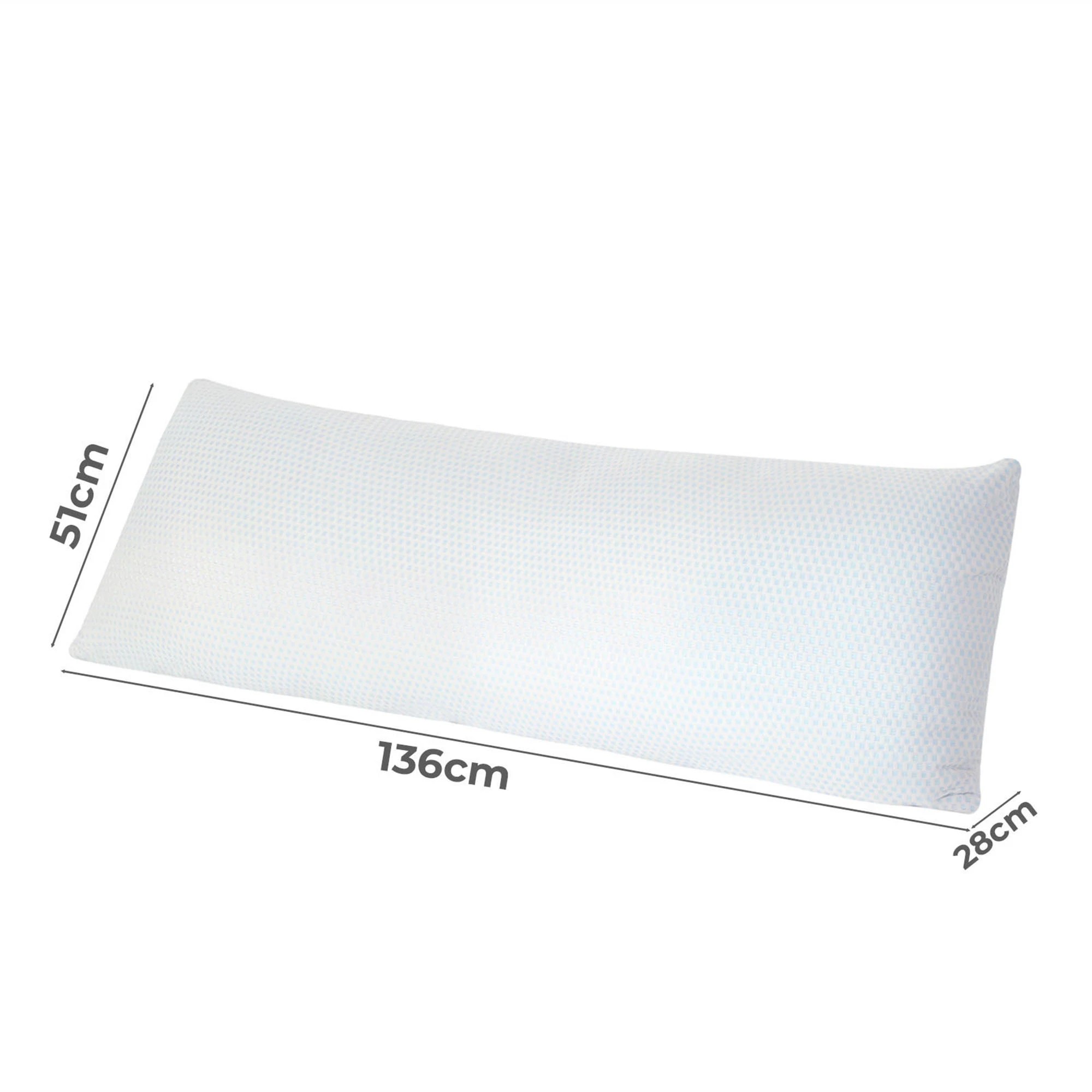 3 Dreamz Full Body Long Pillow Memory Foam Soft Maternity Pregnancy Nursing Cover, 3 of 9