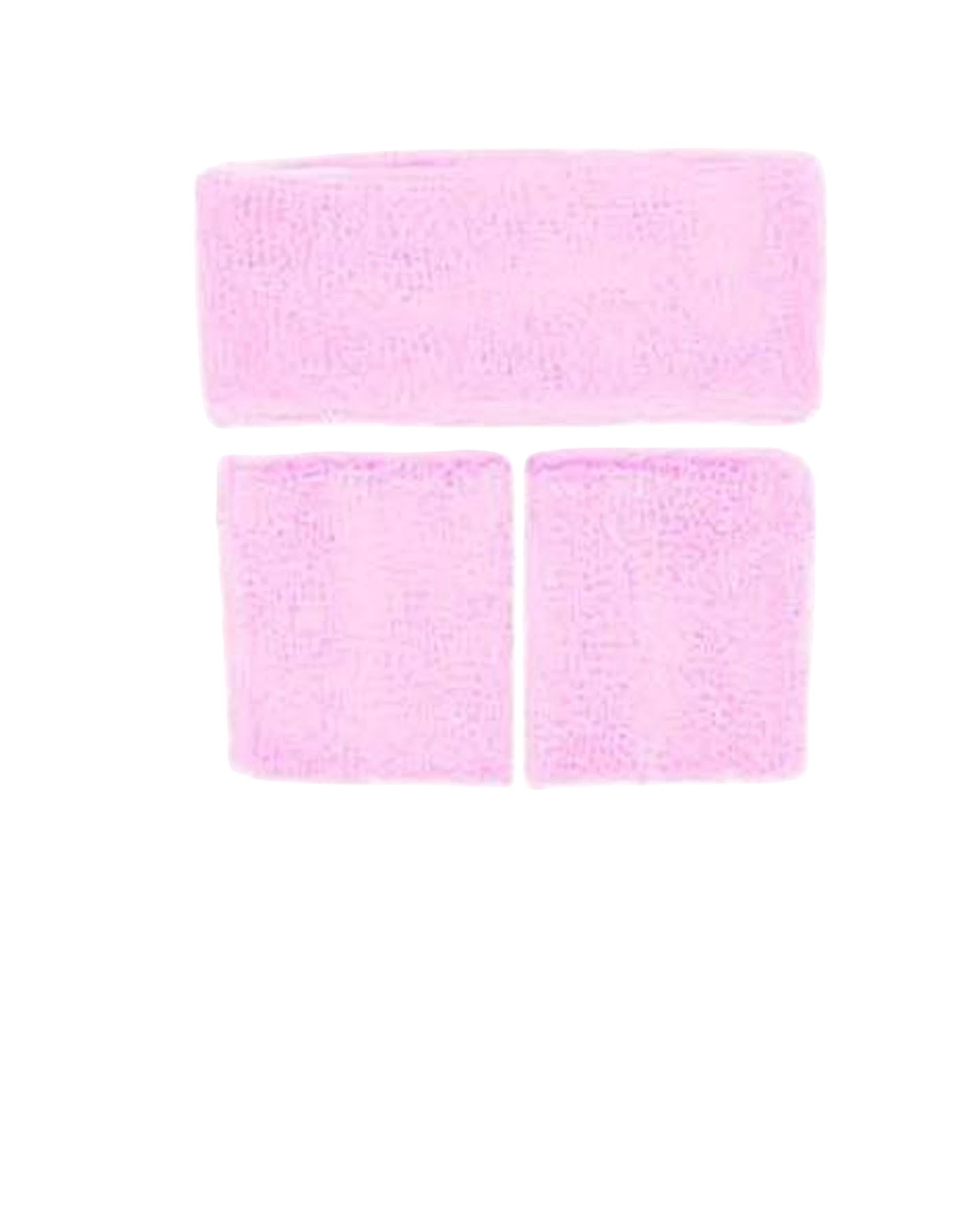 1 JD Party 3pc Headband & Wristband Set Party Accessory - Pink, 1 of 1