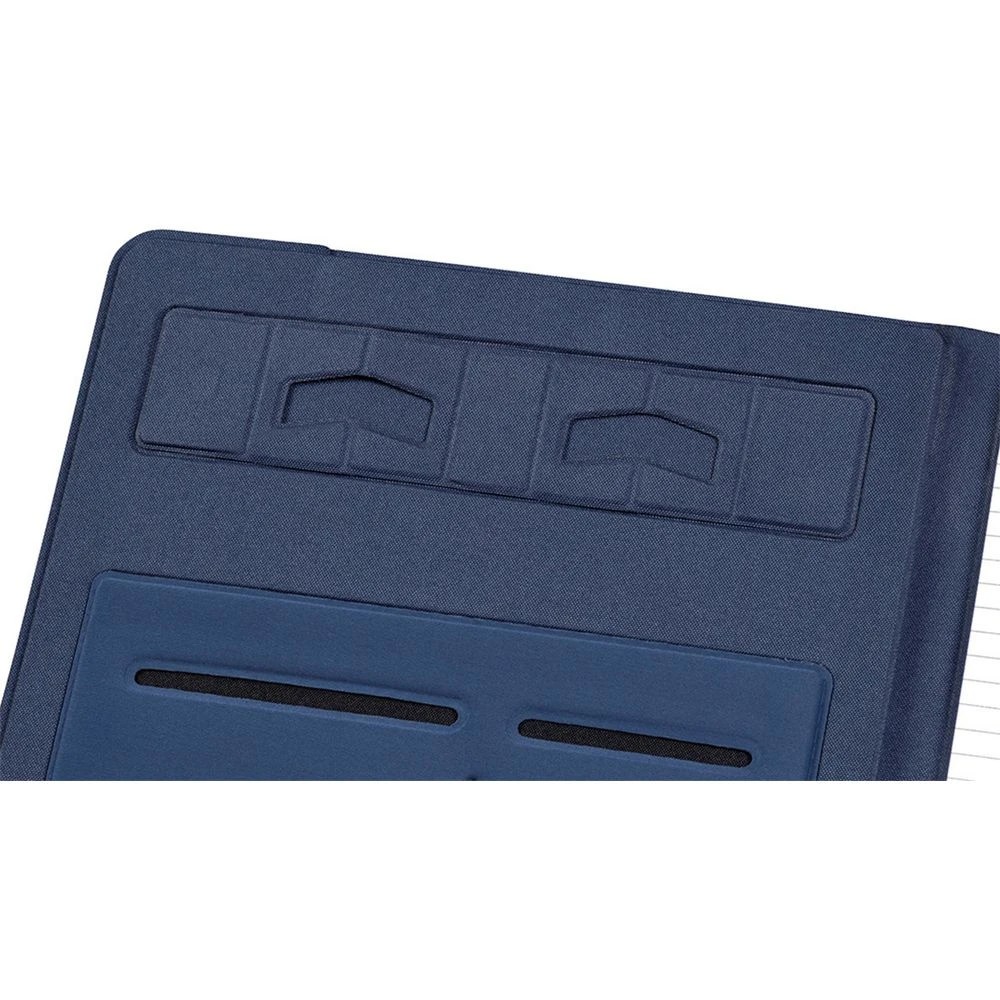 4 Marbig Professional A4 Compendium with Phone Stand Navy, 4 of 5