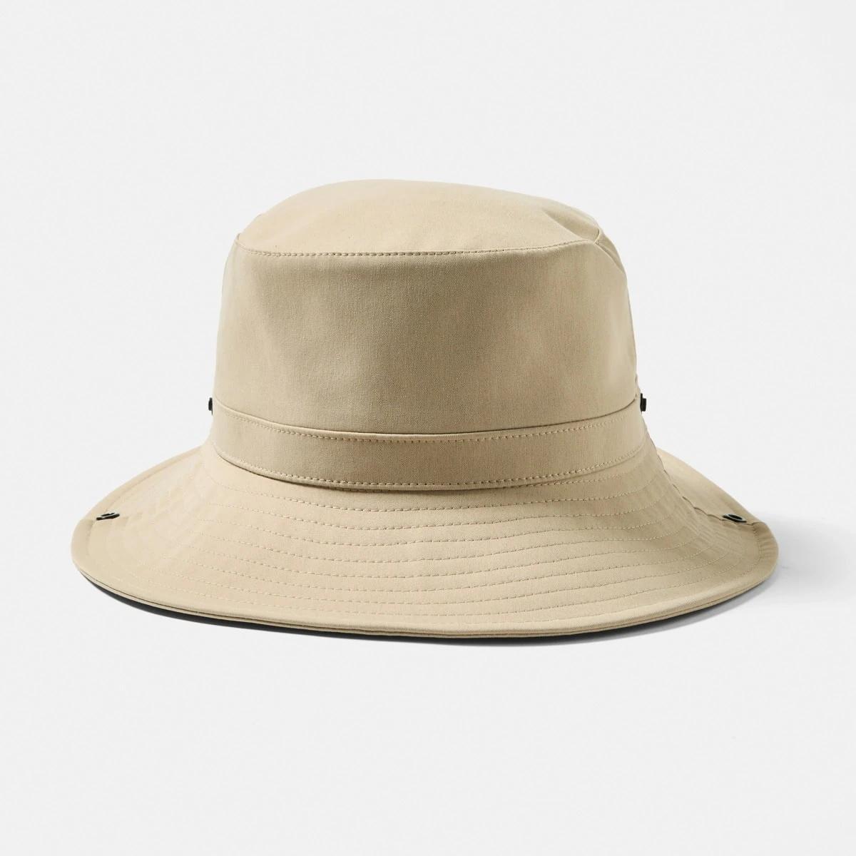 1 Water Resistant Wide Brim Hat BEIGE, 1 of 2