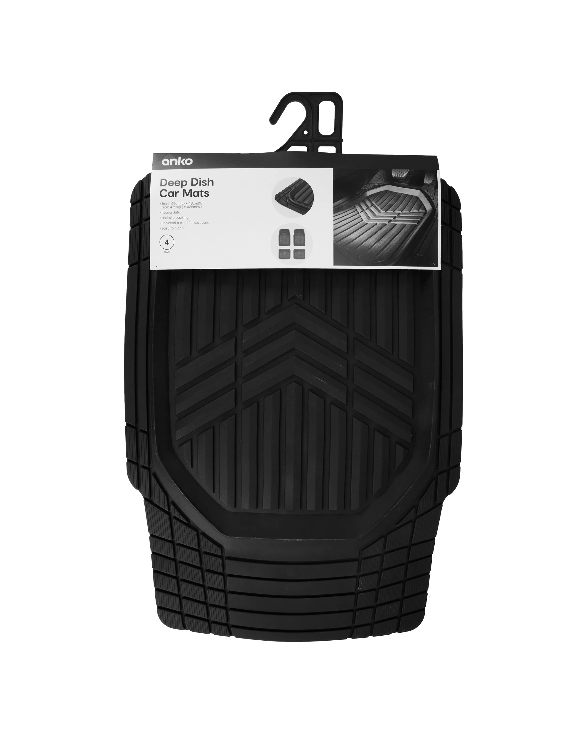 8 4 Pack Deep Dish Car Mats, 8 of 8