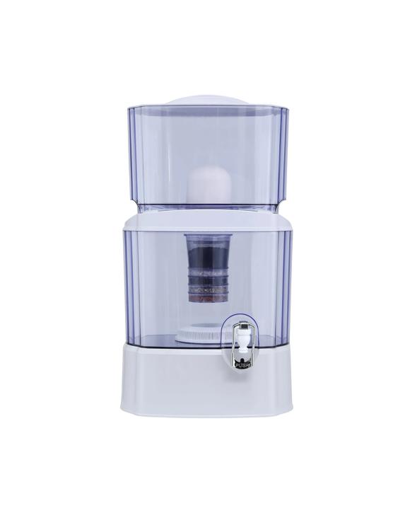 Devanti Benchtop Water Filter 24L Gravity Multi-Stage BPA-Free Home - White