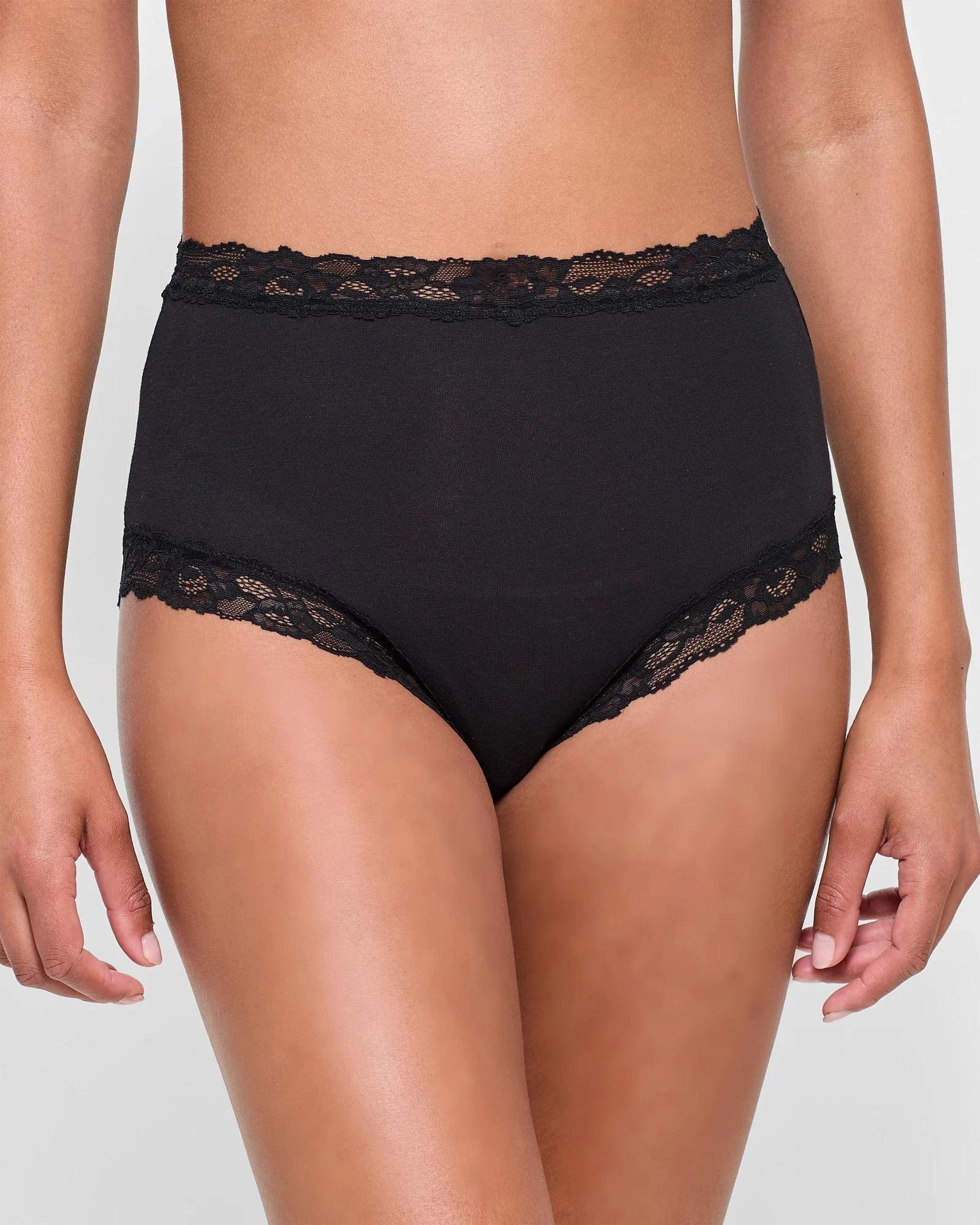 2 Target Woman 2 Pack Modal and Lace Full Briefs BLACK, 2 of 4