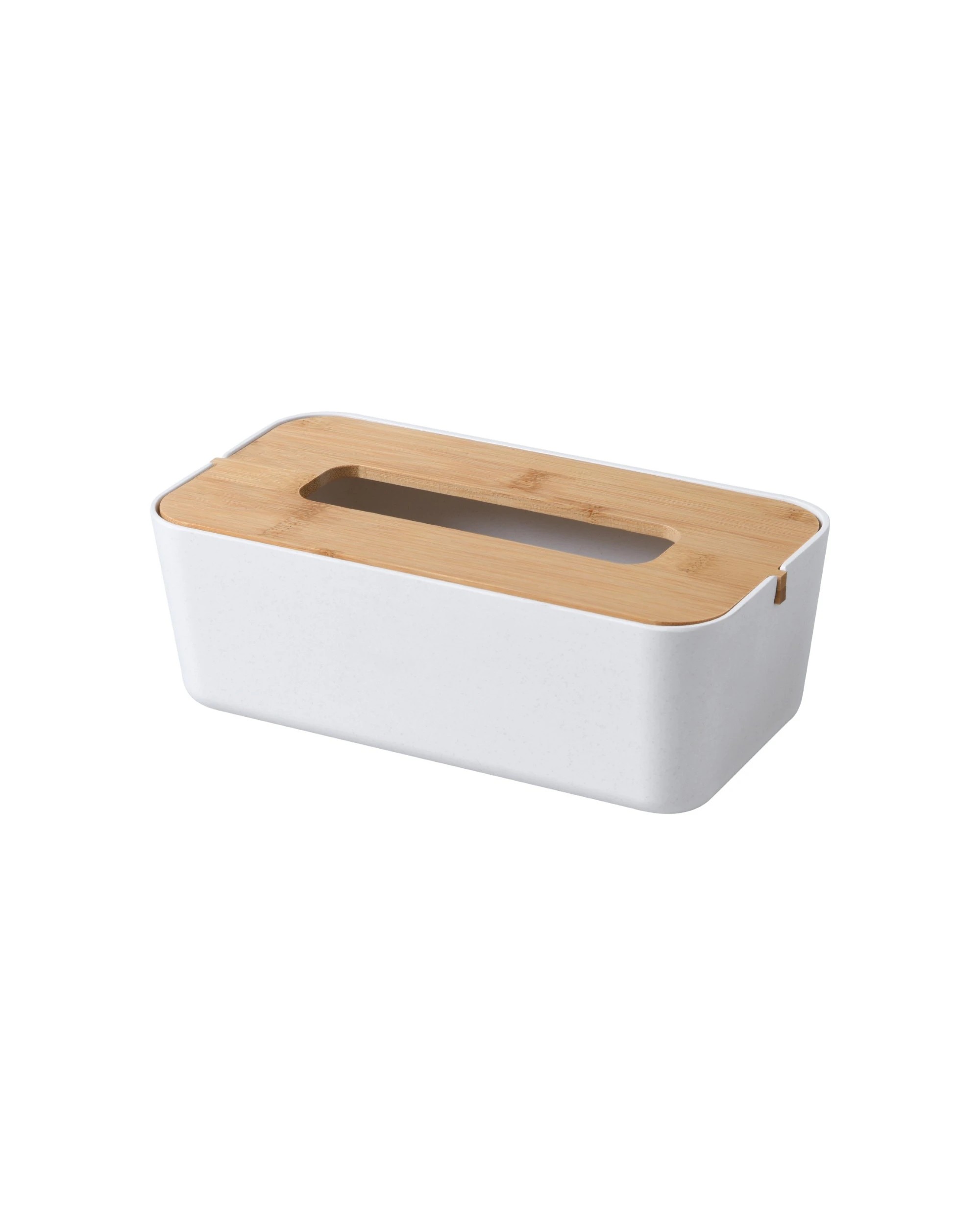 3 Takara Takae Natural Bamboo Tissue Box Large - White, 3 of 7