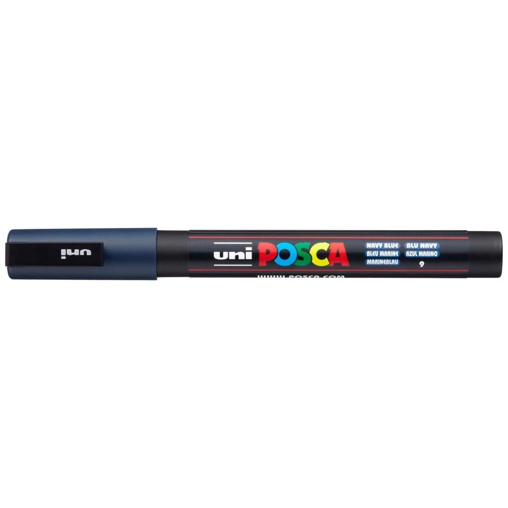 1 POSCA PC 3M Paint Marker Navy Blue, 1 of 8