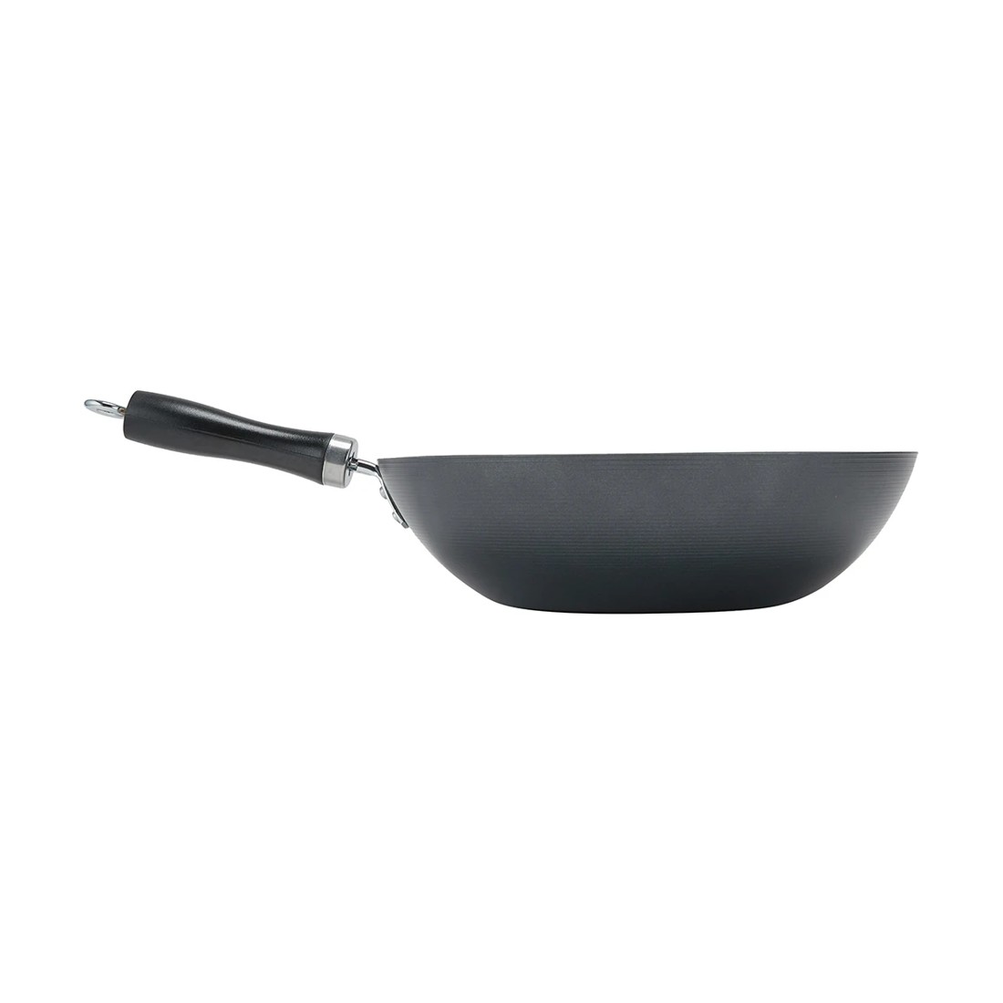 3 30cm Carbon Steel Non-Stick Stir-fry Wok, 3 of 7
