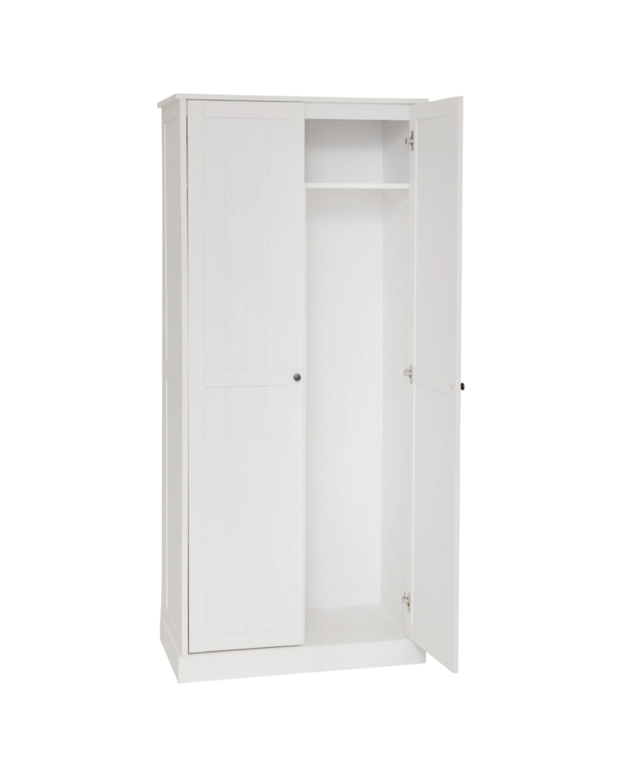 5 Alpine Bay Hamptons 2 Door Broom Multipurpose Cupboard Storage Unit 80cm - White, 5 of 9