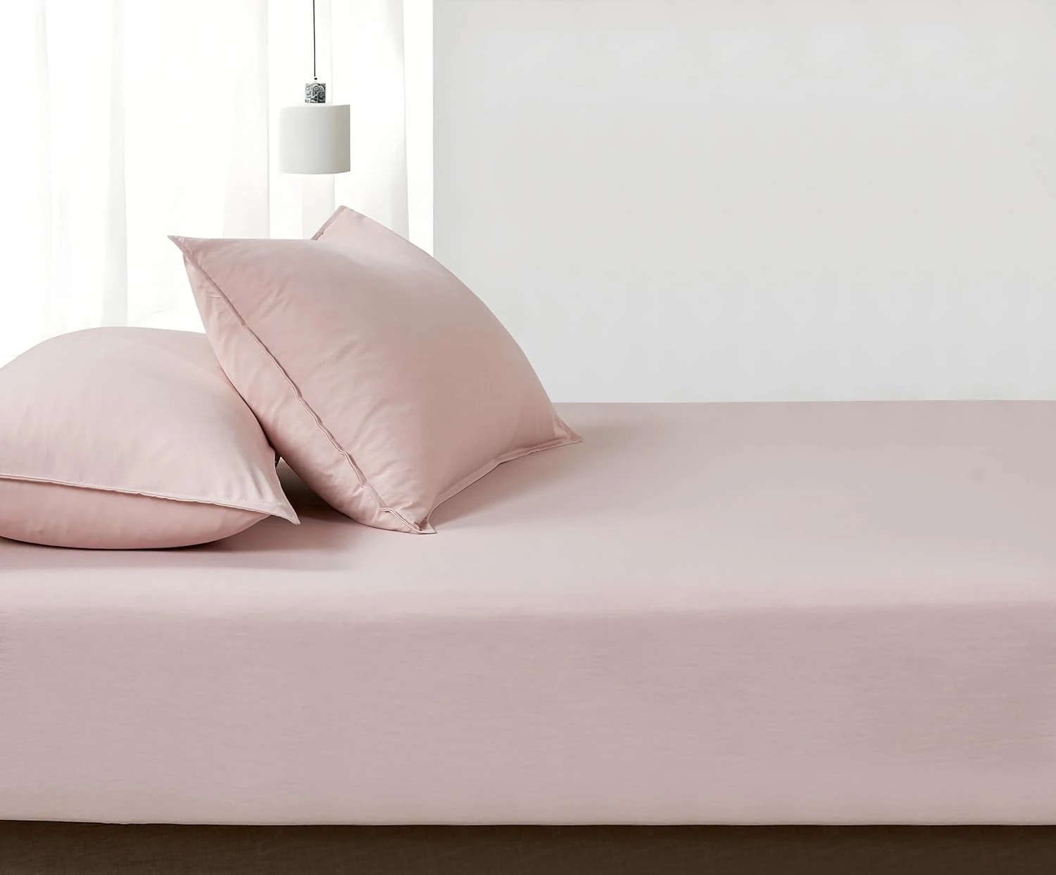 3 CleverPolly 100% Vintage Washed Microfibre Fitted Sheet Set - King Bed - Pink, 3 of 5