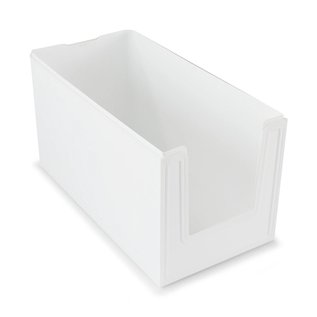 7 15L Modular Open Front Stackable Bin - White, 7 of 10