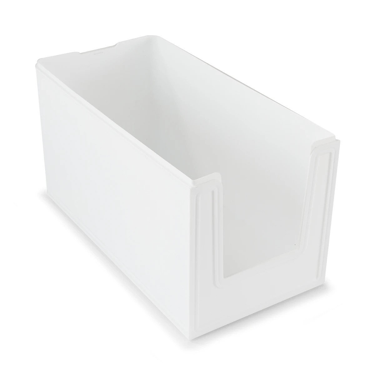 7 15L Modular Open Front Stackable Bin - White, 7 of 10