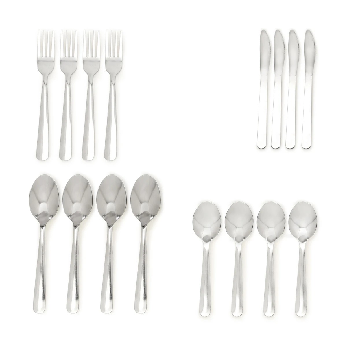 4 16 Piece Stainless Steel Cutlery Set, 4 of 5