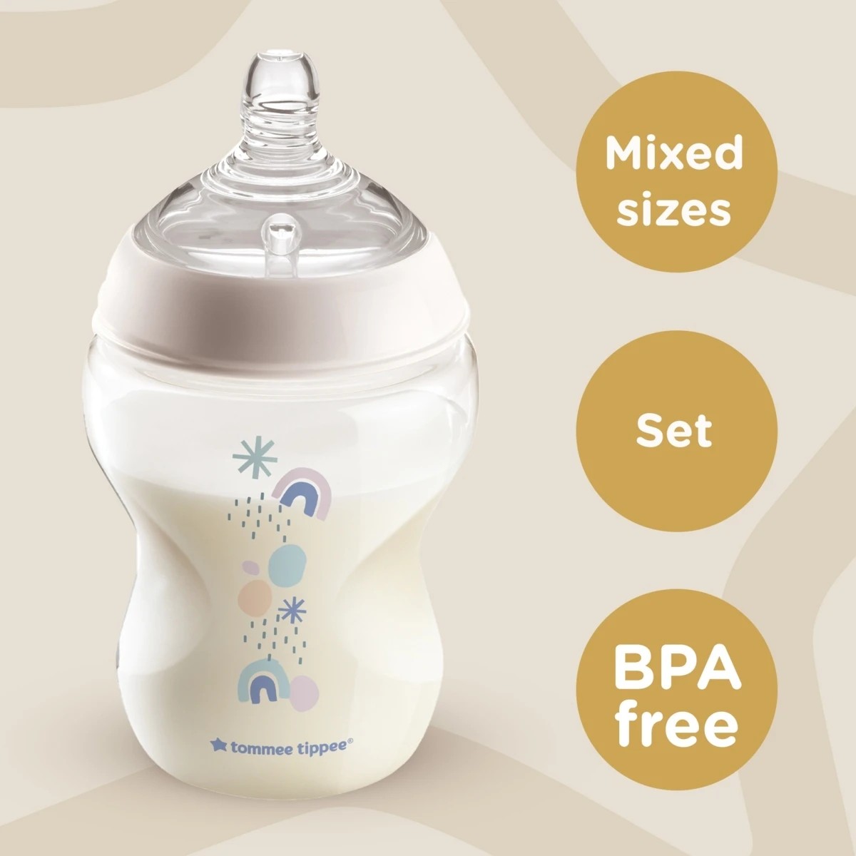 4 Tommee Tippee Closer to Nature Newborn Bottle Starter Set, 4 of 7