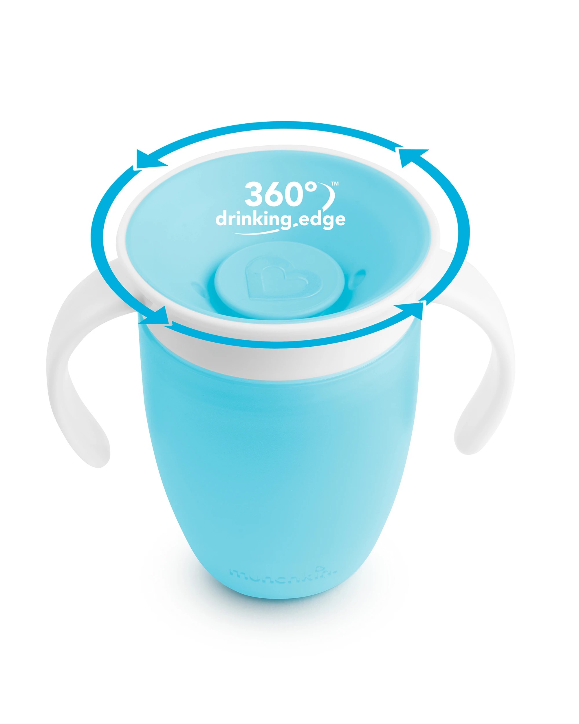4 Munchkin 7oz Miracle 360° Trainer Cup - 1pk - Blue, 4 of 5