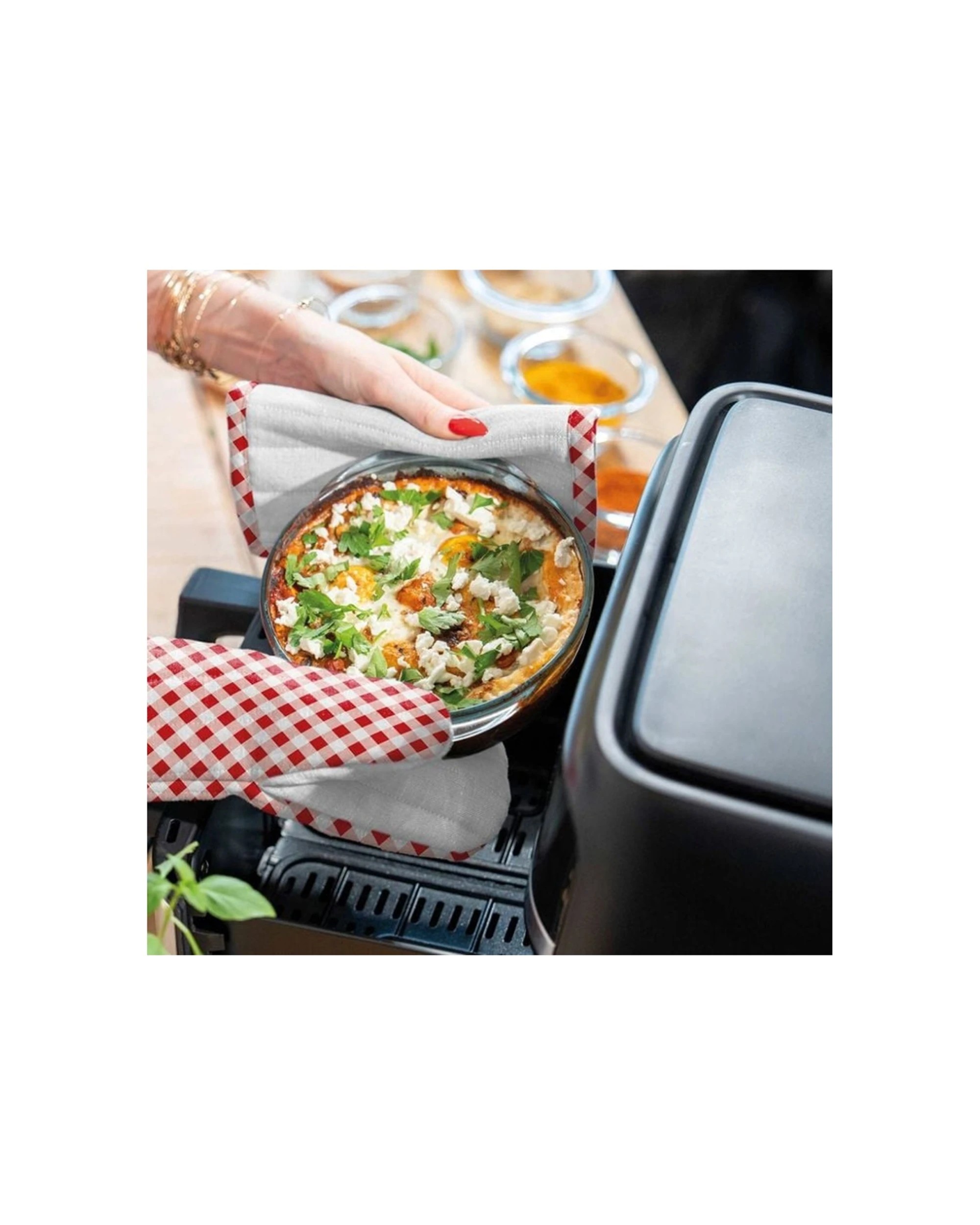 4 O'Cuisine 1L Borosilicate Glass Round Roaster - Plain, 4 of 6