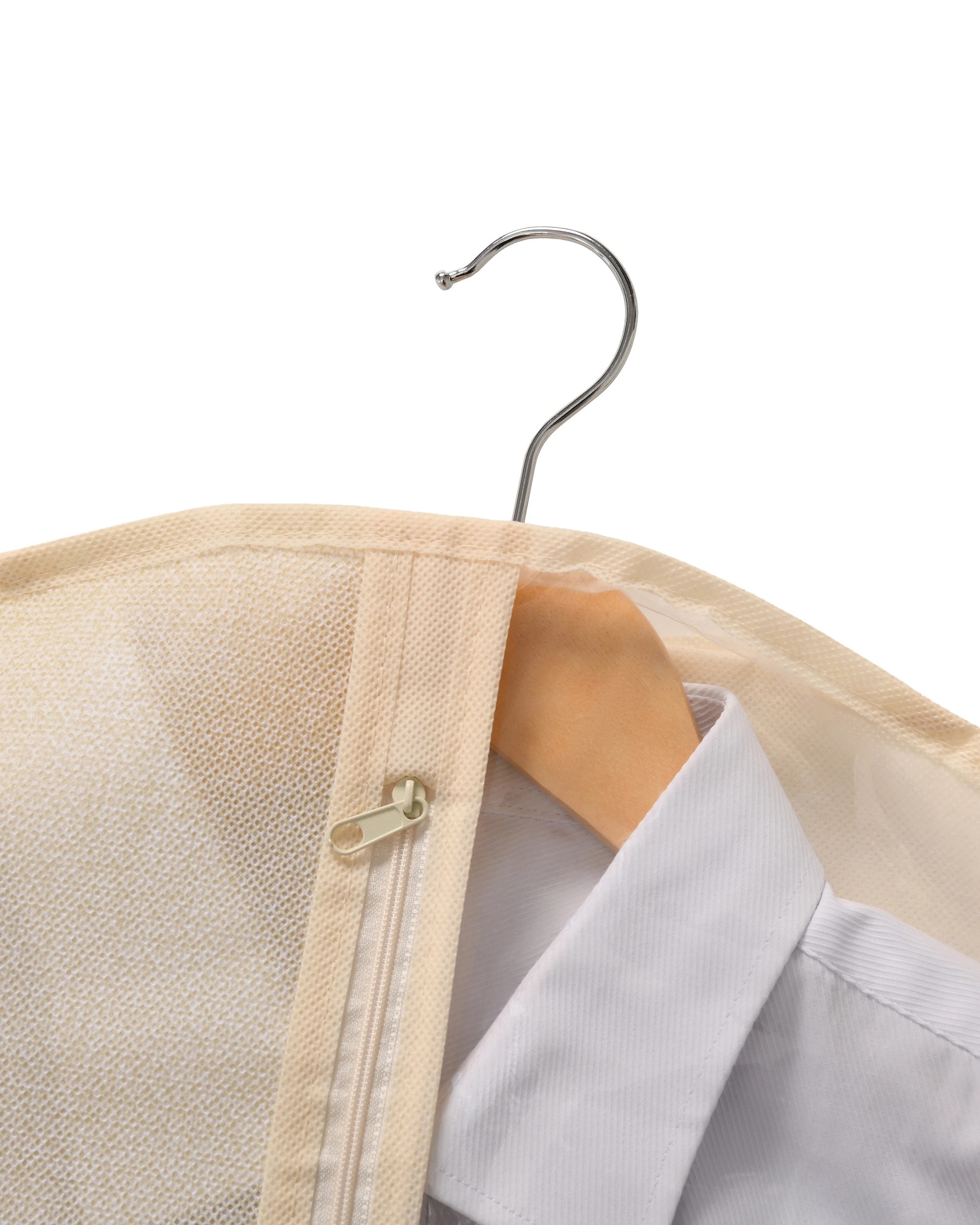 5 Takara Tiora Suit Garment Bag 5 Pack 60x100cm - Natural, 5 of 10
