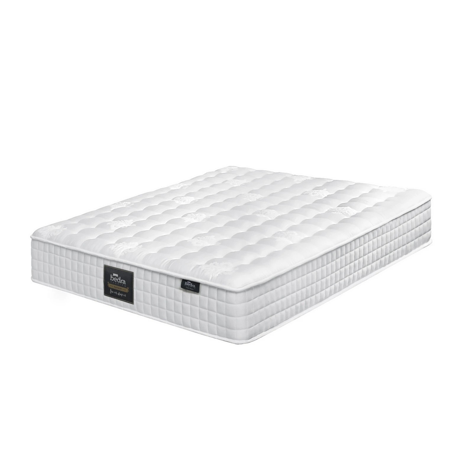 7 Bedra Bedding Mattress Bed Tight Top Pocket Spring Foam Medium Firm 27cm Queen
 - White, 7 of 10