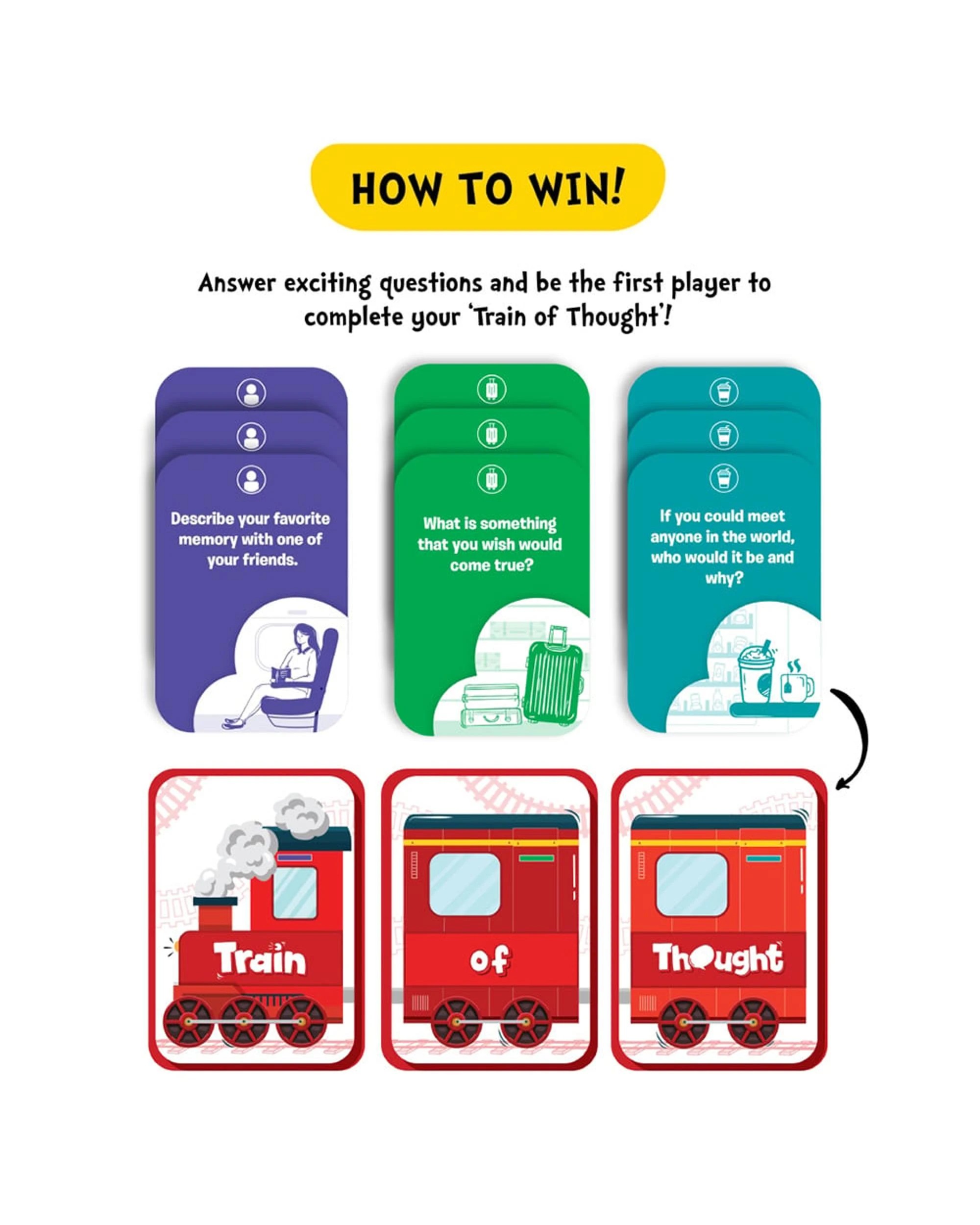 3 Skillmatics Train of Thought Card Game, 3 of 4