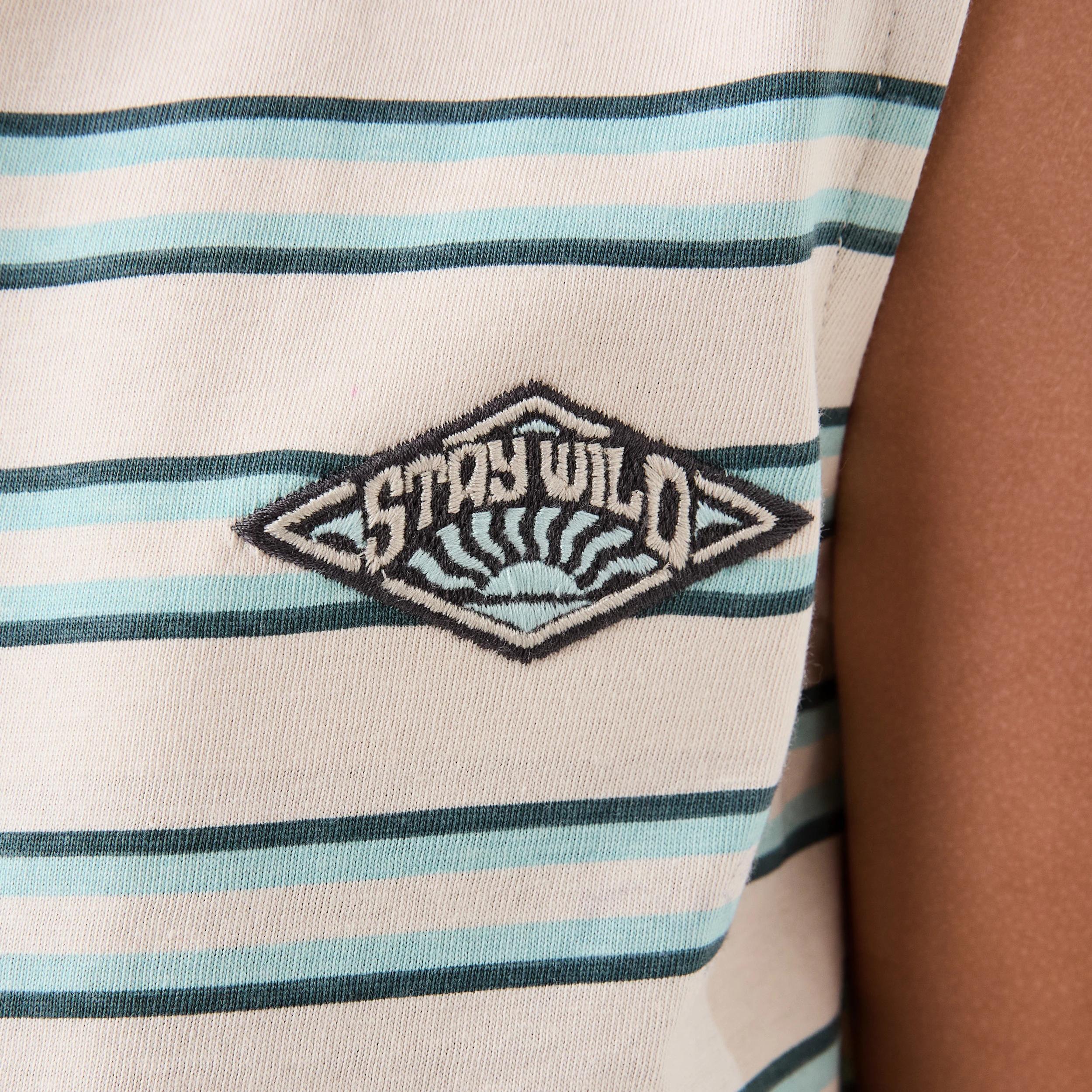 5 Oversized Print Tank Bge Stripe, 5 of 7
