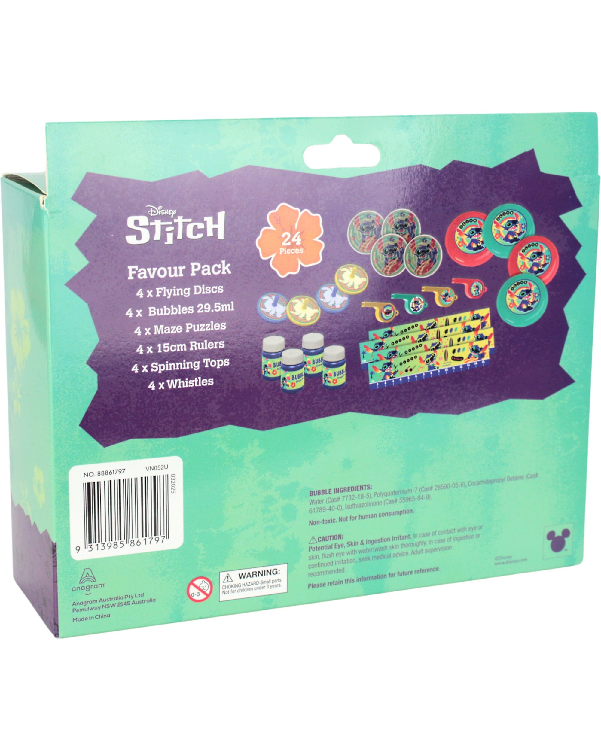 3 Disney Lilo & Stitch Party Favour Pack 24 Pieces, 3 of 3