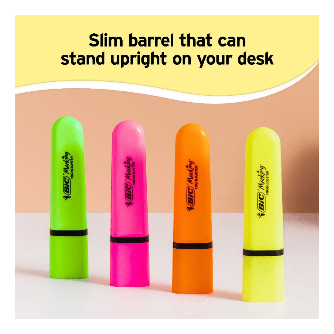 4 Bic Tank Marking Highlighter Orange, 4 of 4