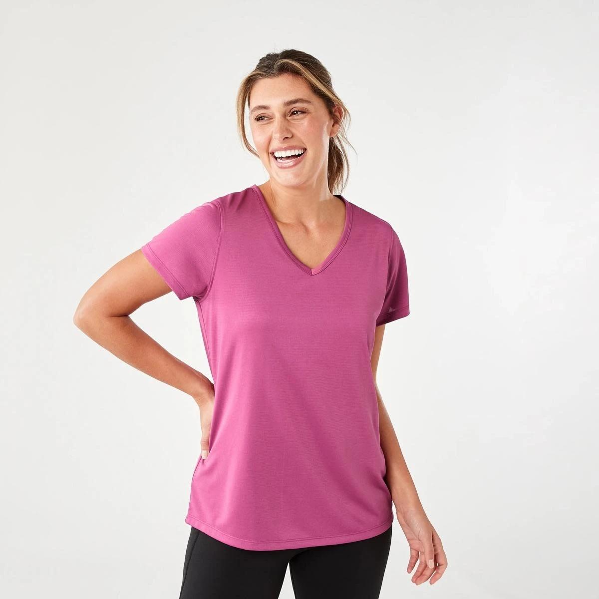 1 Active Womens Core V-Neck T-shirt EVOLET, 1 of 5