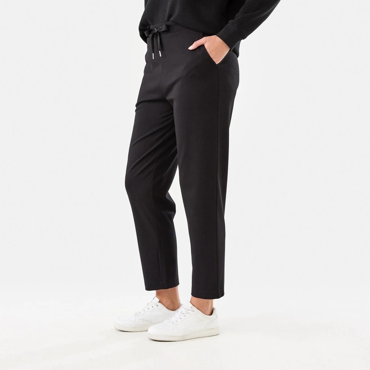 2 Ponte Trackpants Black, 2 of 7