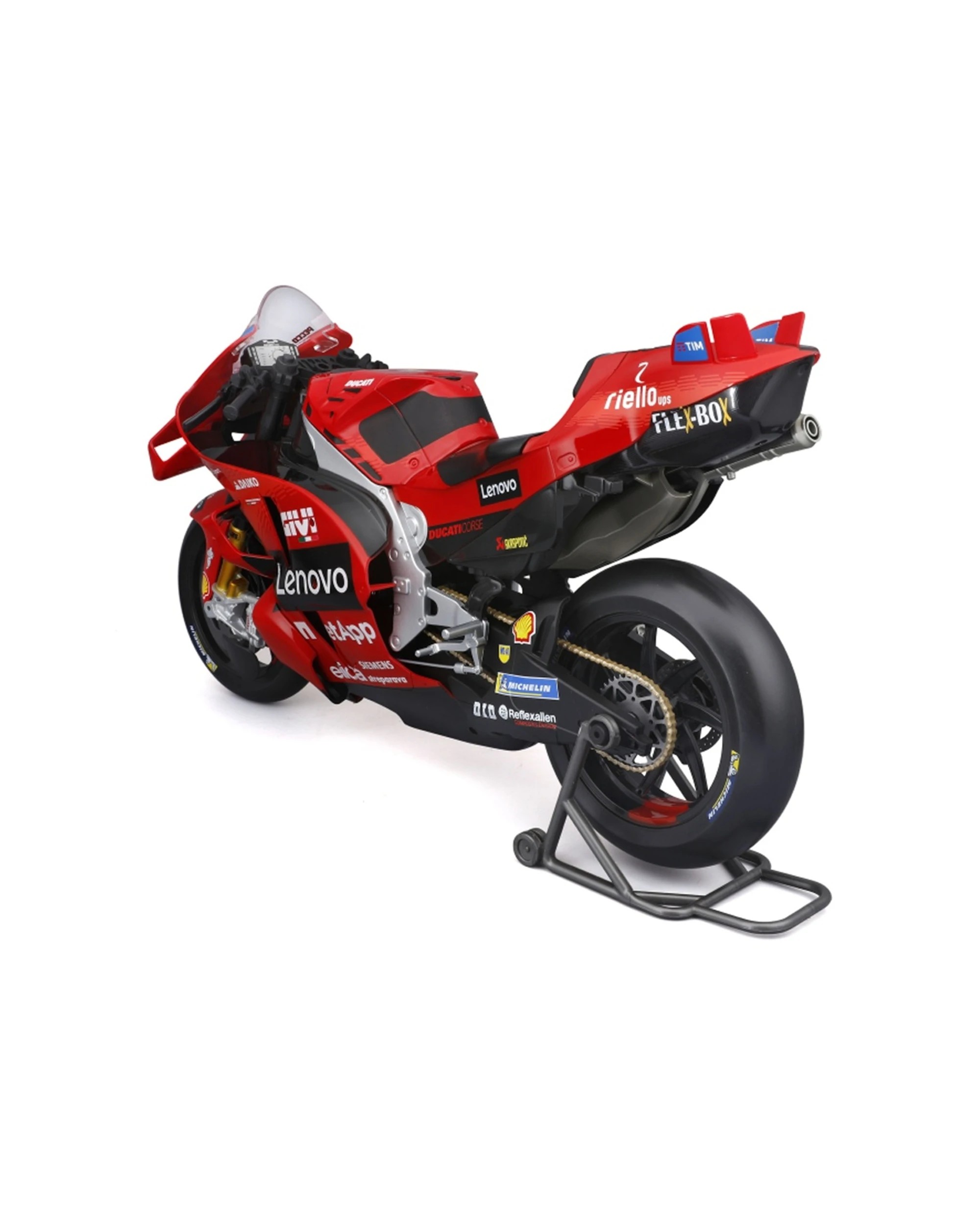6 Maisto Moto GP Ducati Bagnaia Model 2024 World Champion Replica Toy Bike - Multi, 6 of 6