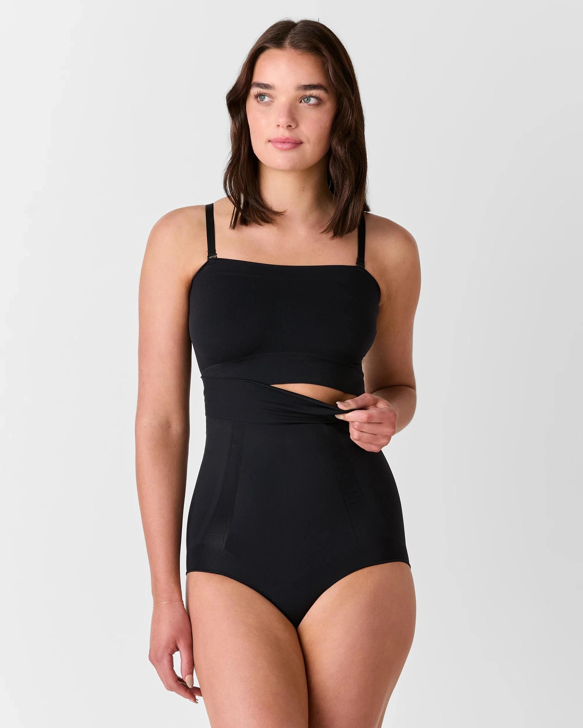 2 Target Woman Bonded High Waisted Full Brief - Shapewear BLACK, 2 of 5