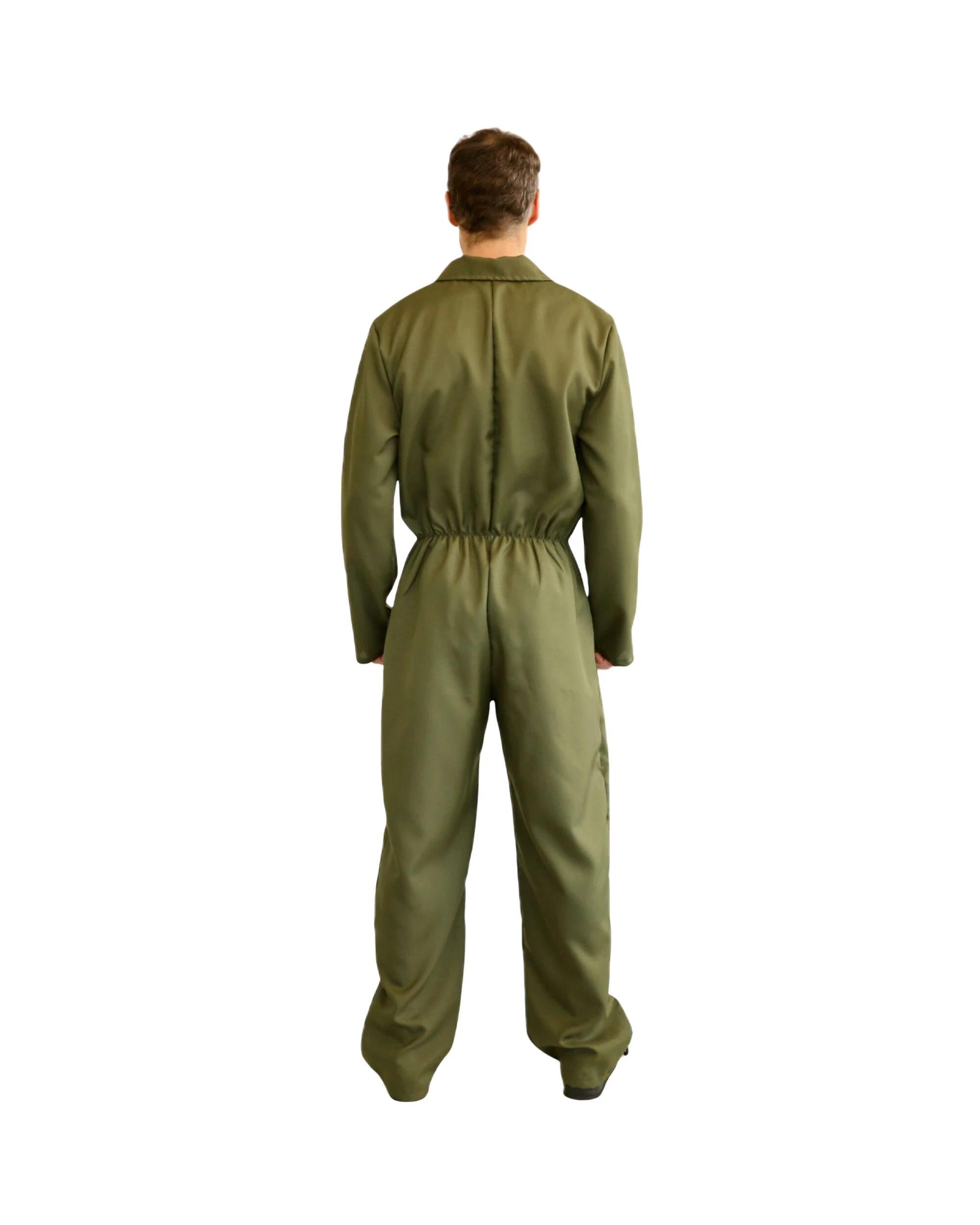 3 Tomfooery Fight Suit Adut Costume GREEN, 3 of 8