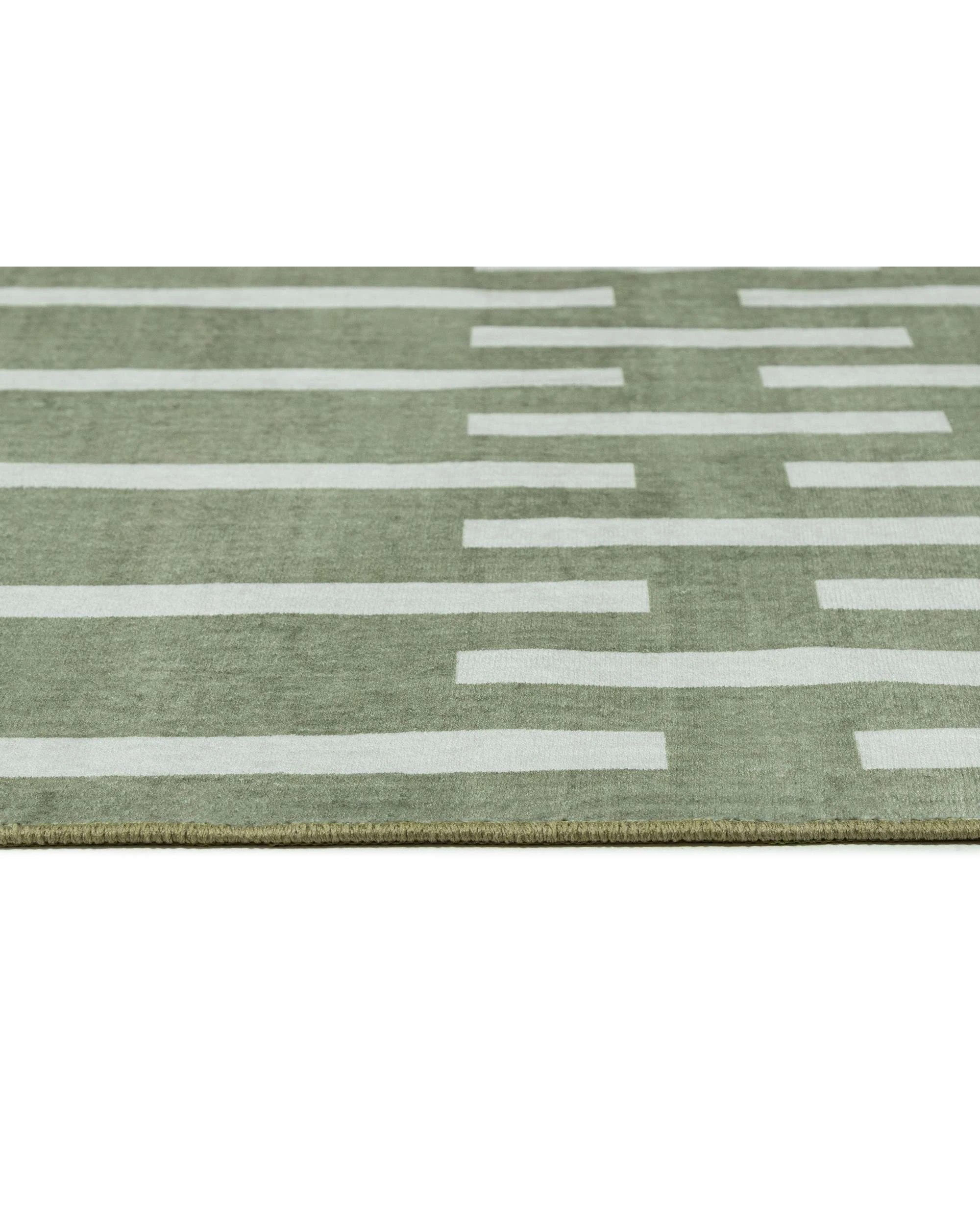6 Loopsie Gerritsen Printed Washable Rug-370cm x 270cm - Green, 6 of 9