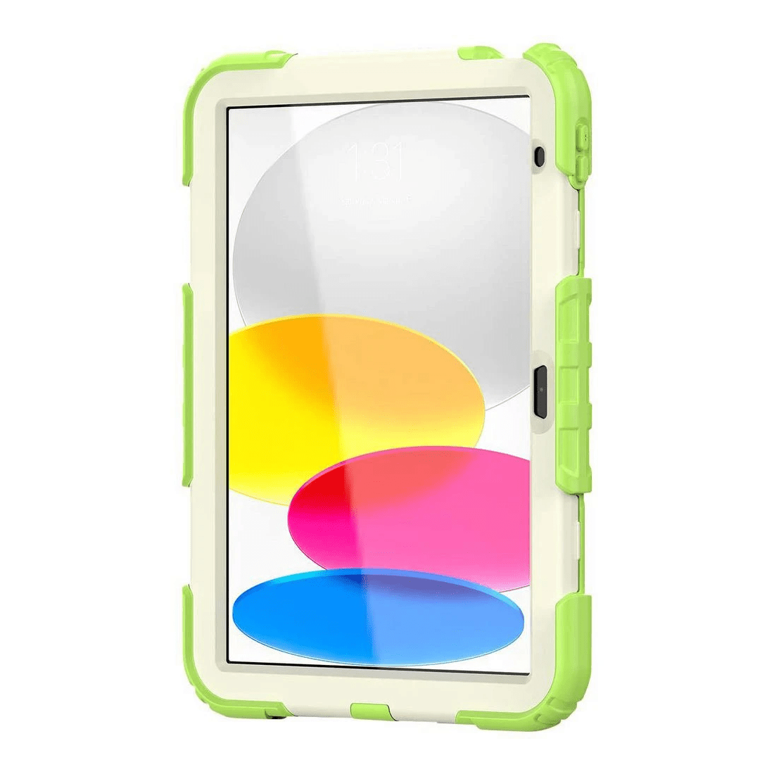 6 Studymate Bumper Case iPad A16/10th Gen 10.9" Green w handle, 6 of 10